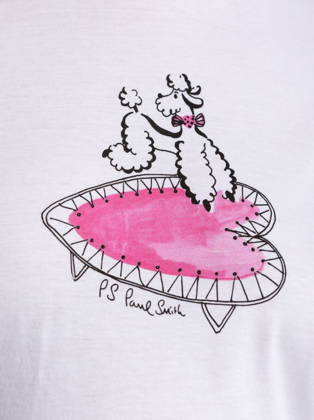 PS PAUL SMITH Poodle Print Cotton T-Shirt - Women