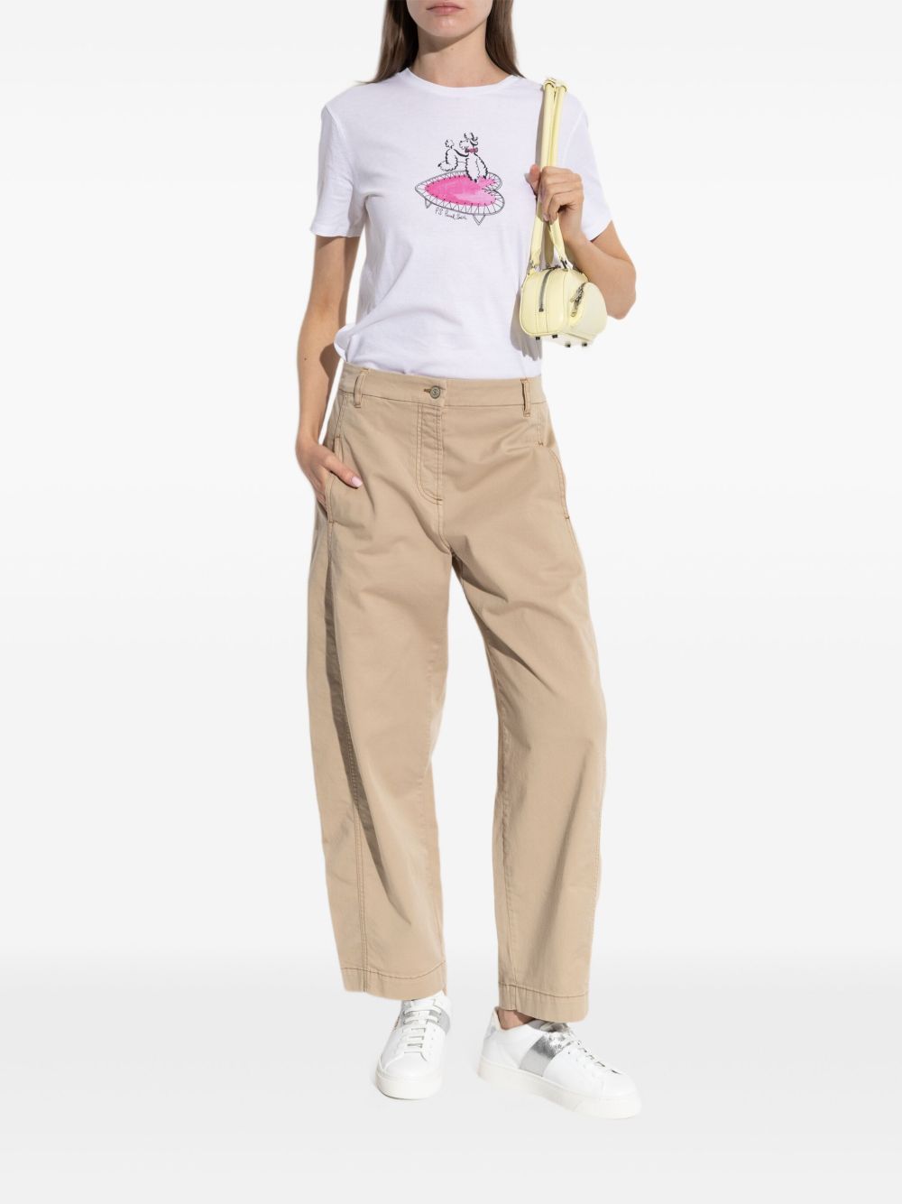 PS PAUL SMITH Poodle Print Cotton T-Shirt - Women