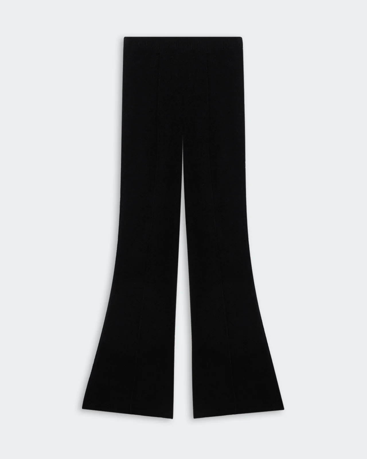 GUEST IN RESIDENCE Flared Bouclé Pants with Pleats - Size S