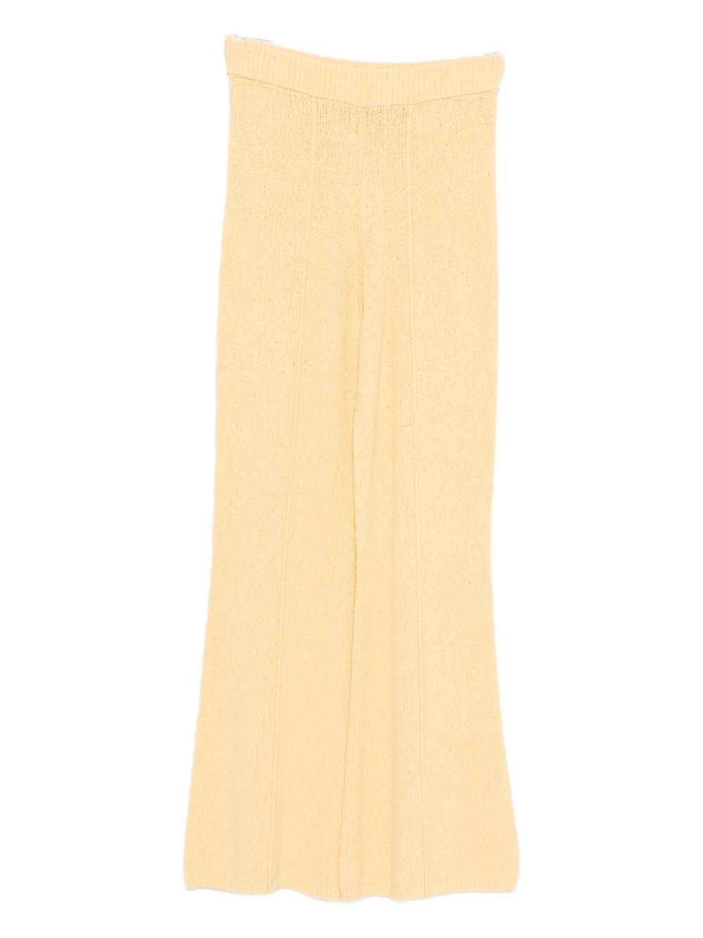 GUEST IN RESIDENCE Flared Pants with Centre Leg Pleats - Size S