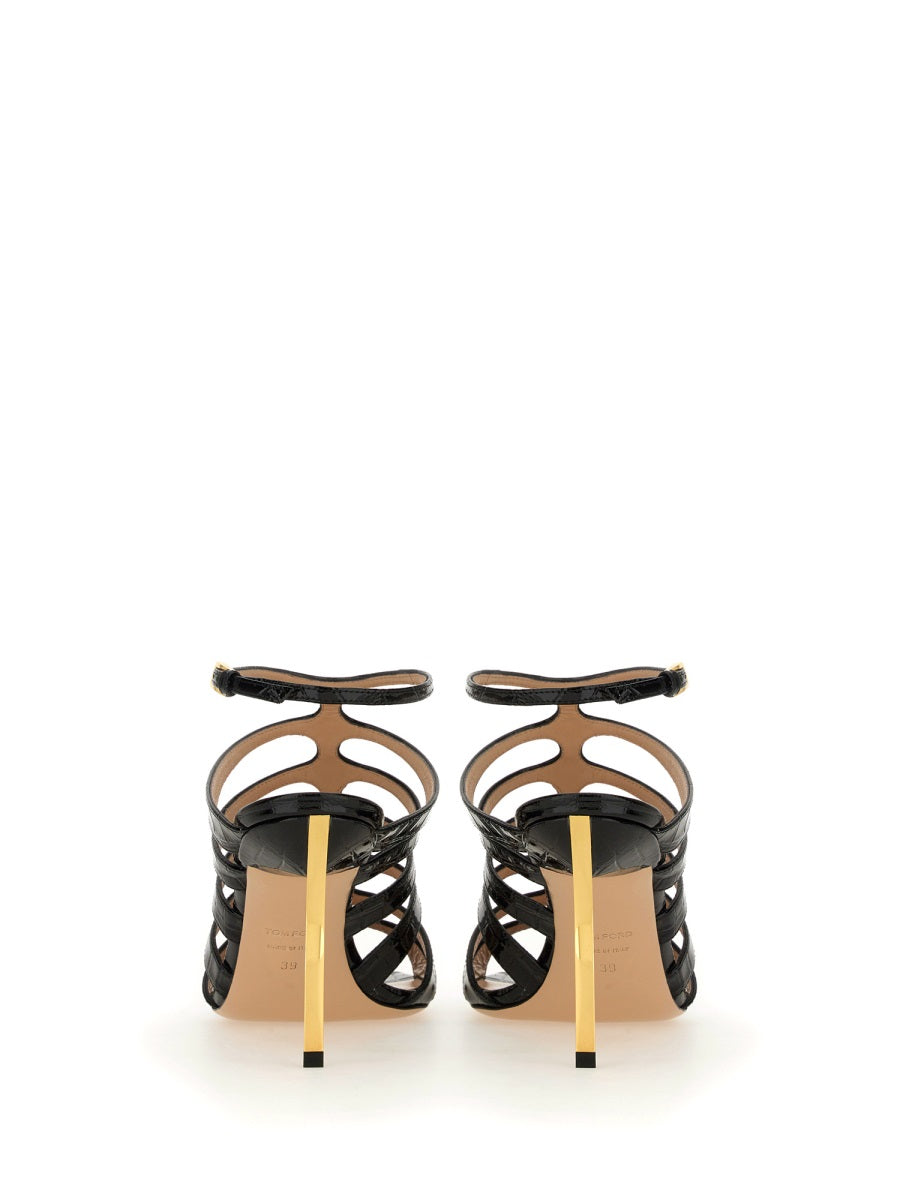 TOM FORD Elegant Women's Leather Sandal