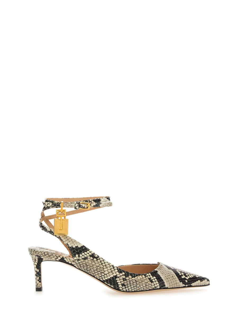 TOM FORD Sandal Slingback Python