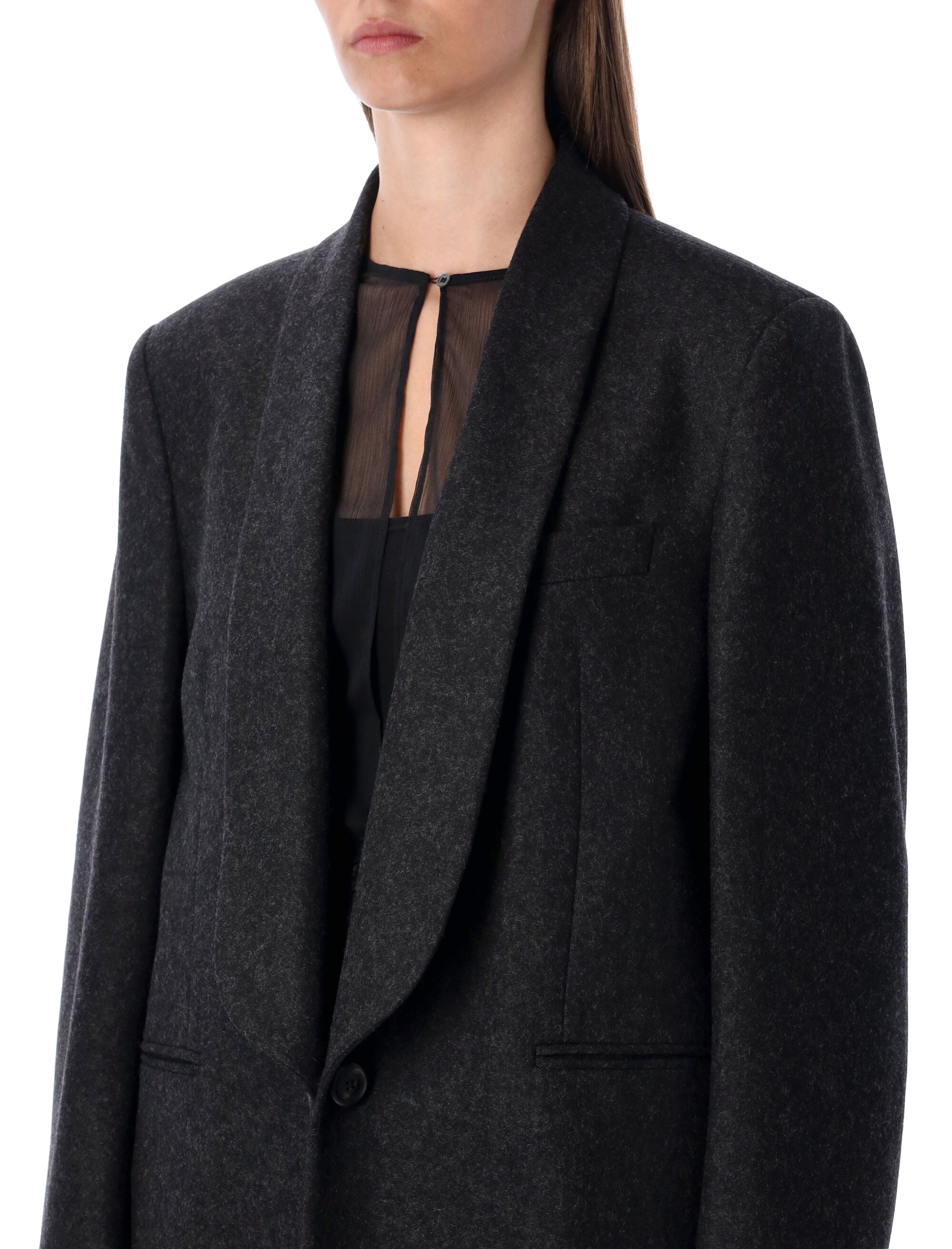 OUR LEGACY Oversized Long Water-Repellent Wool Super Jacket