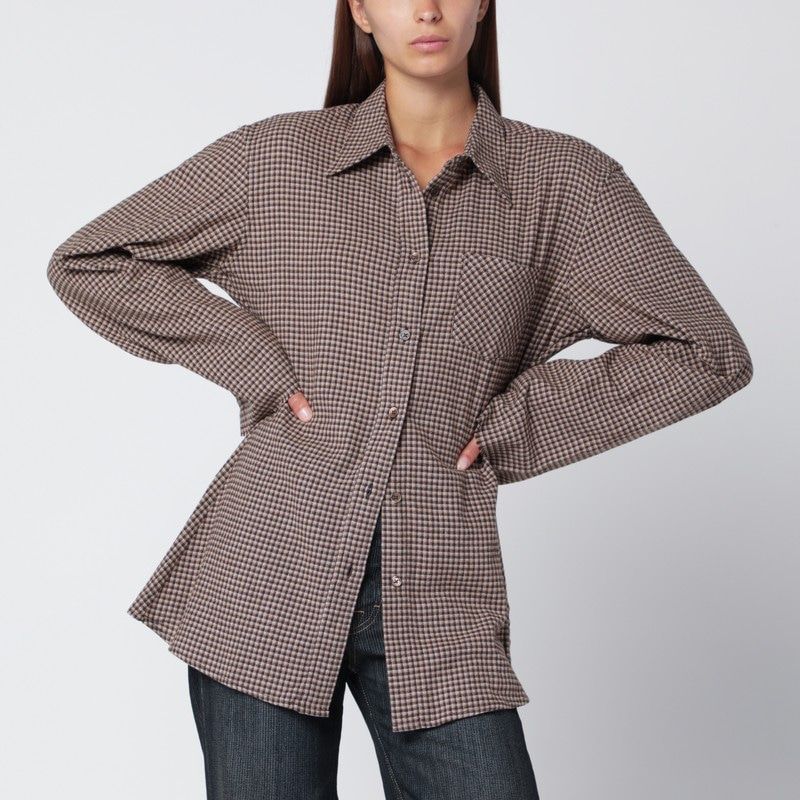 OUR LEGACY Checkered Design Flannel Shirt for Women
