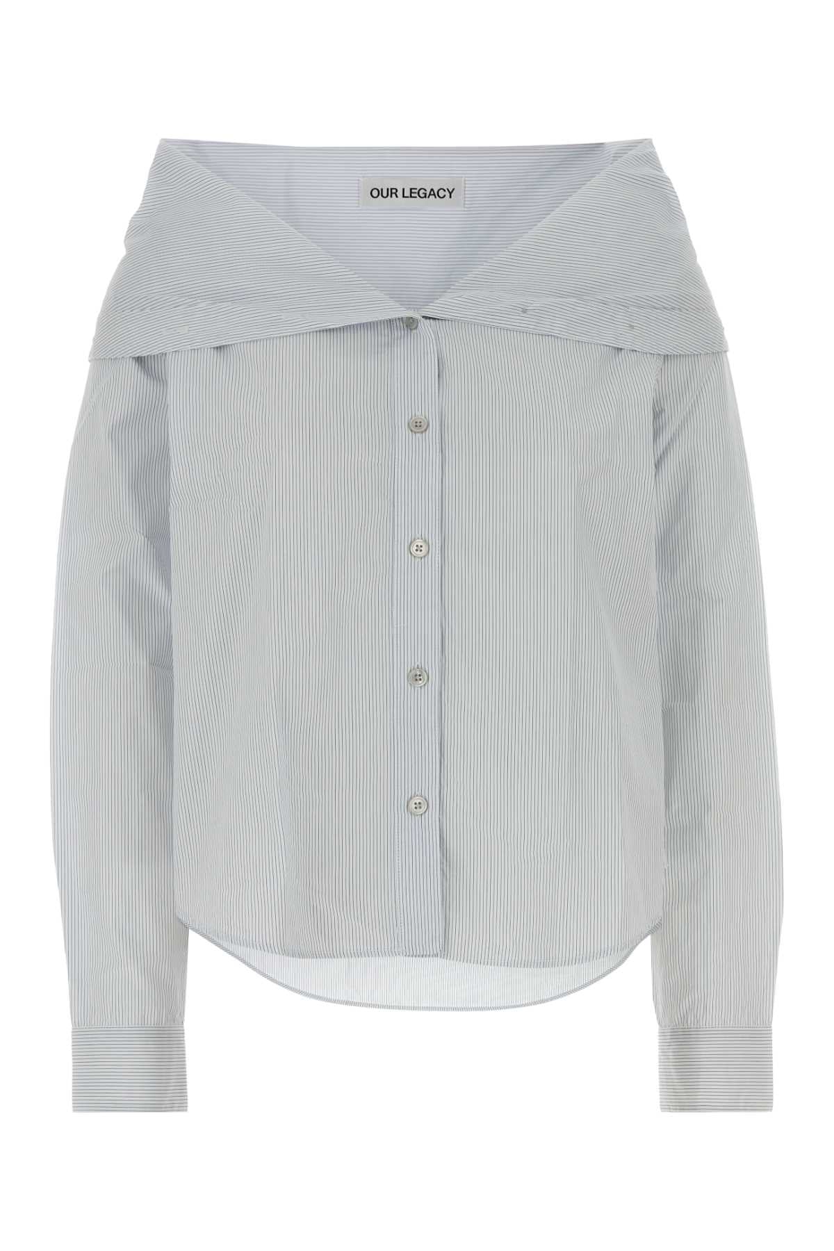 OUR LEGACY Embroidered Poplin Shirt for Women - FW25