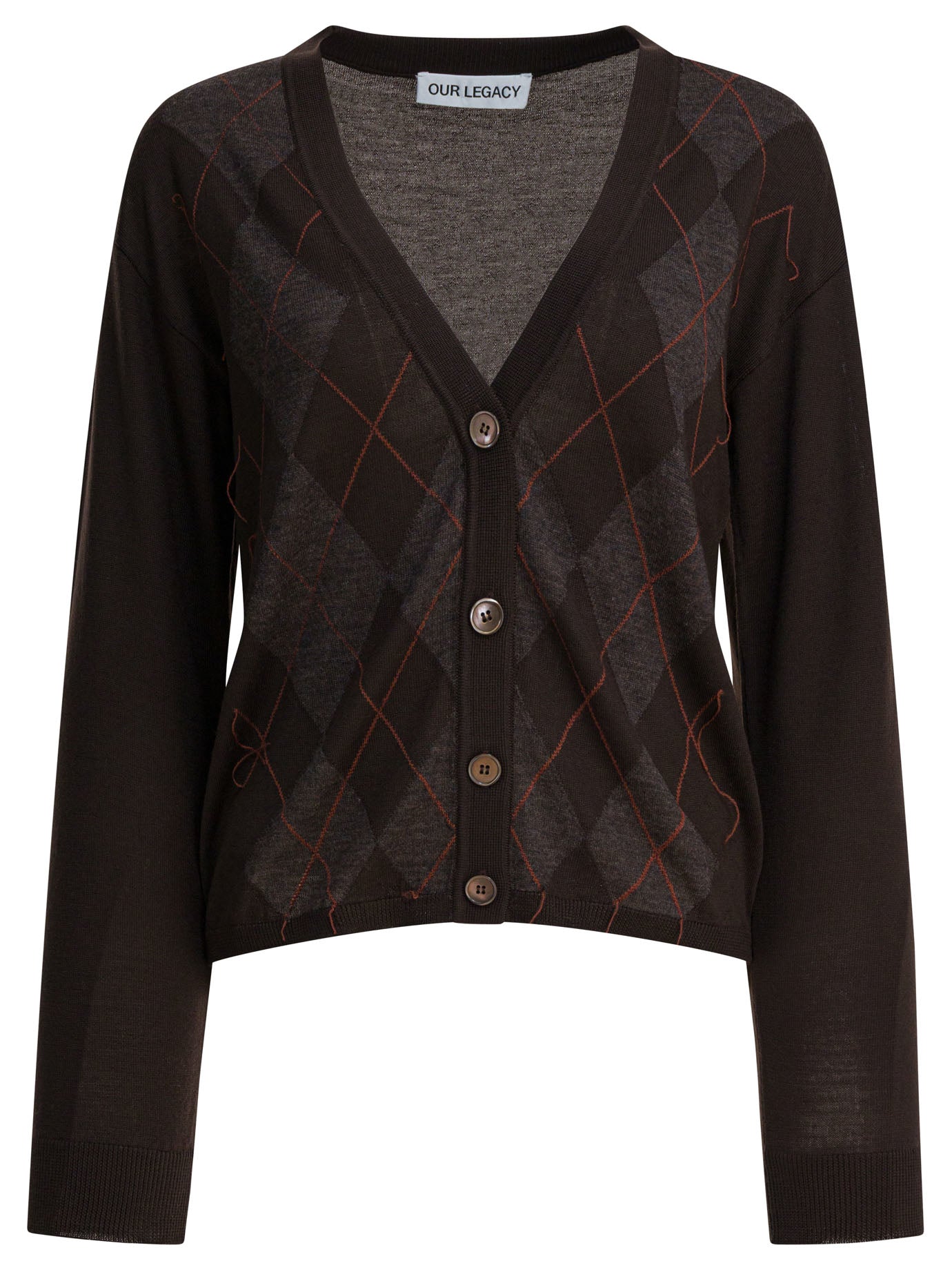 OUR LEGACY Ivy Cardigan - Regular Fit, Long Sleeves