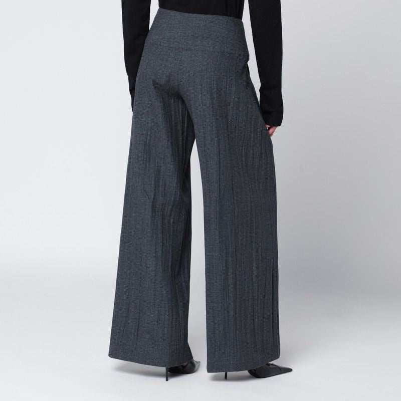OUR LEGACY Pleated Wide-Leg Trousers