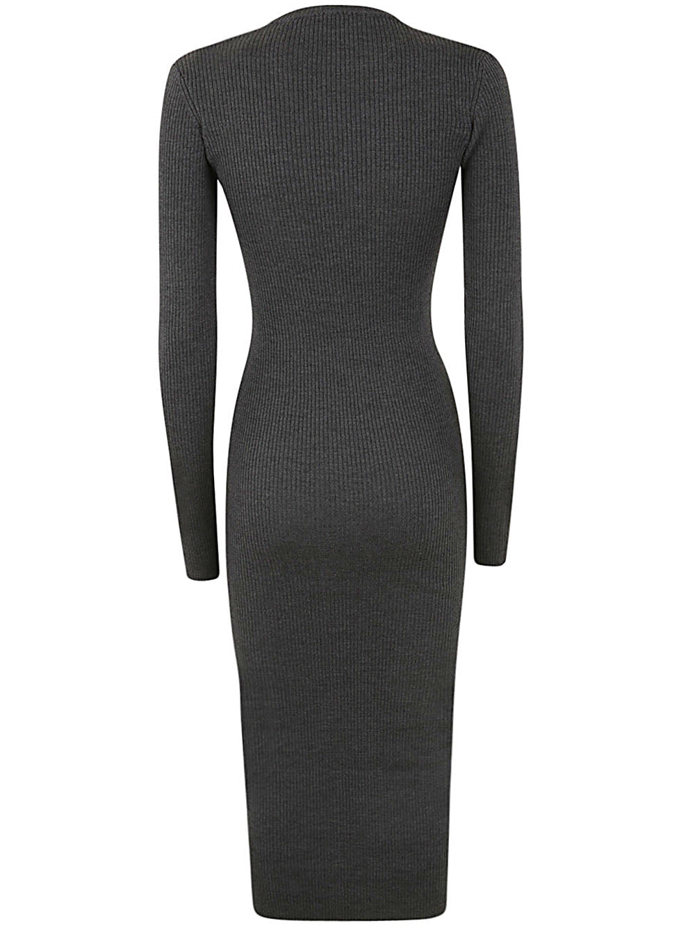 WARDROBE.NYC Ribbed Long Sleeve Dress