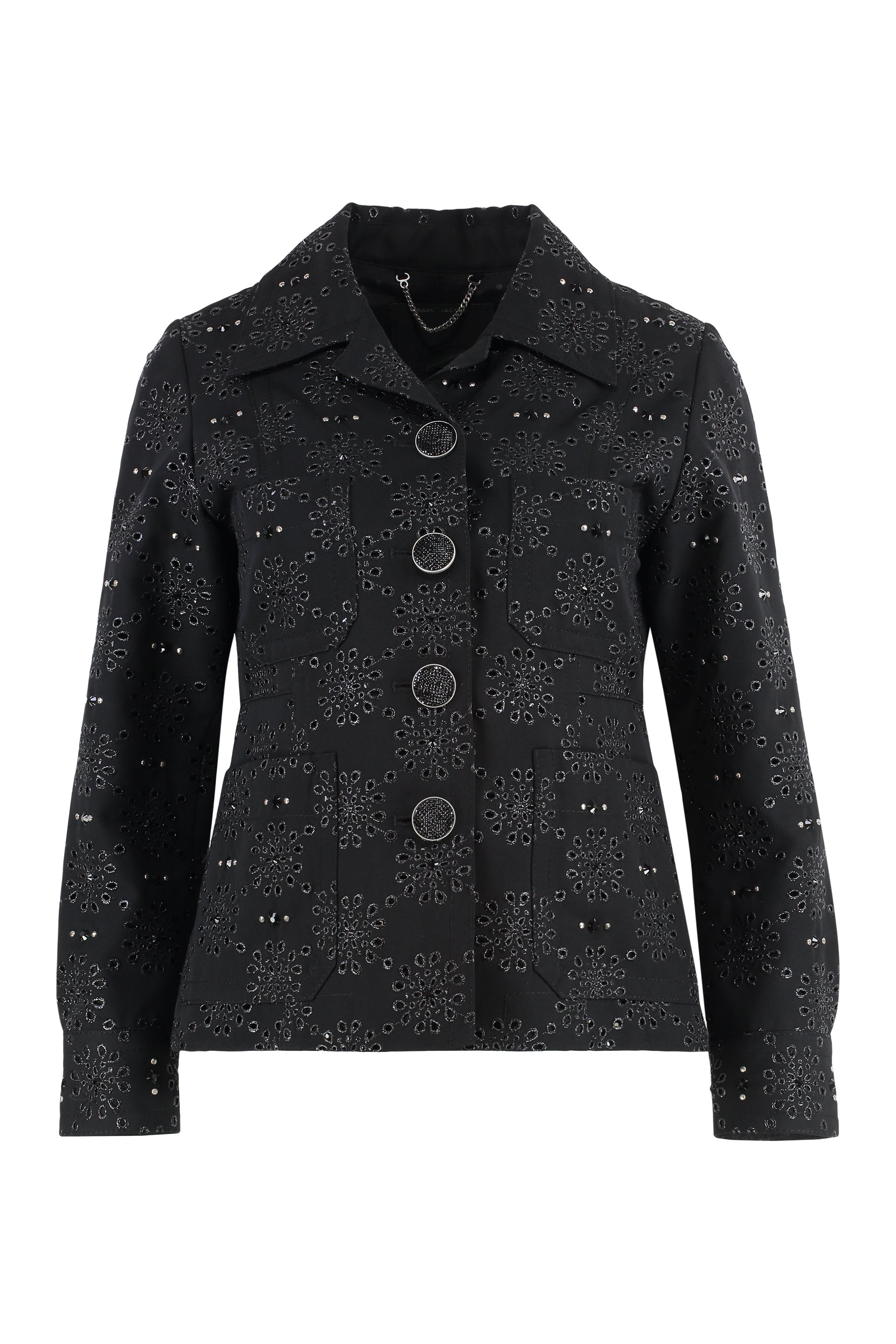 MARC JACOBS Single Button Jacket with Four Front Pockets
