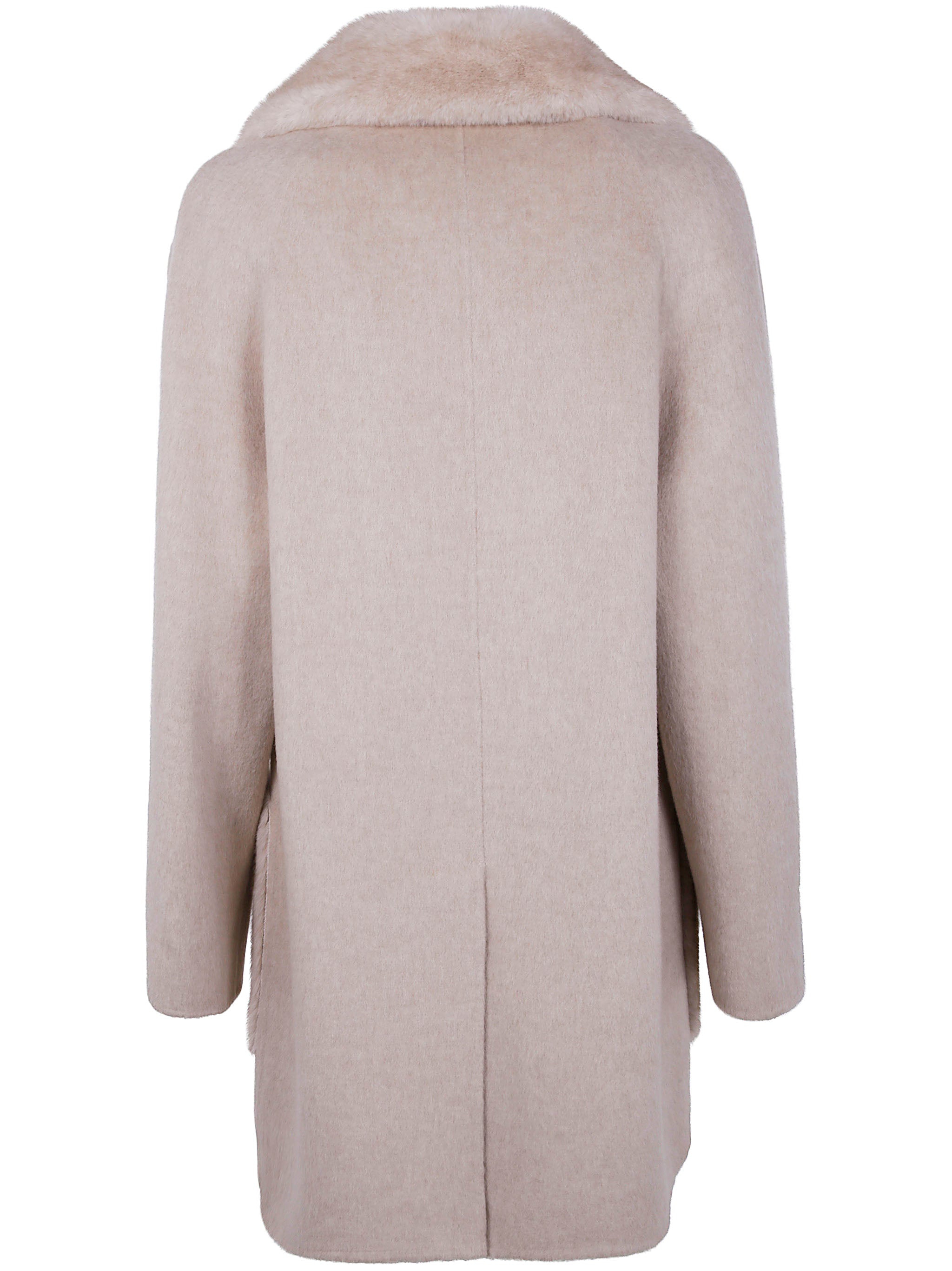 VALENTINI 1972 Mini Double-Breasted Eco Wool and Mink Jacket