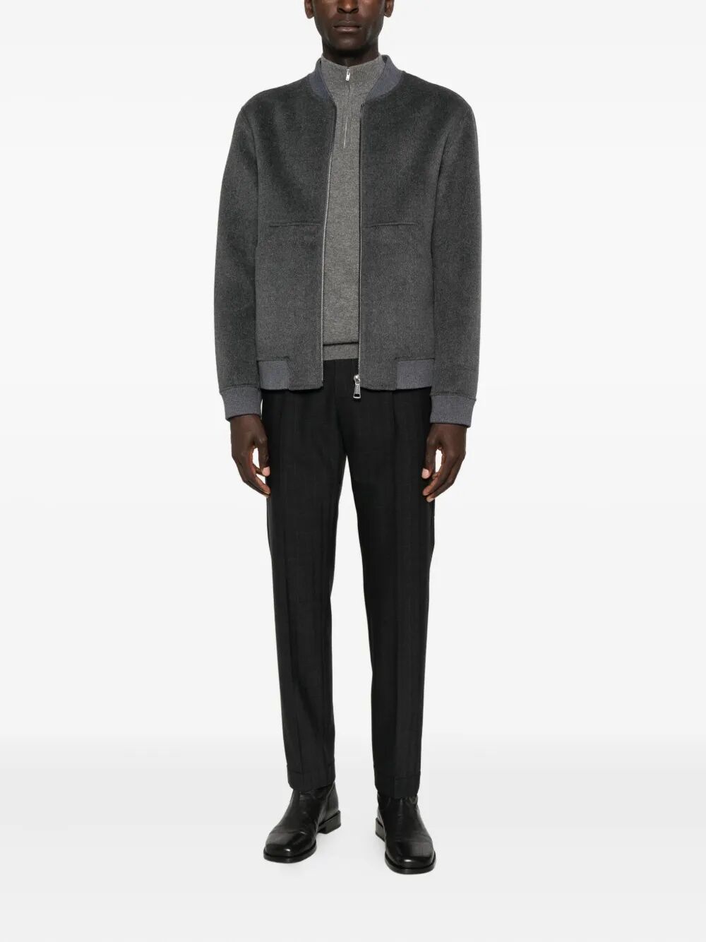 CELLAR DOOR Tapered-Leg Wool Trousers