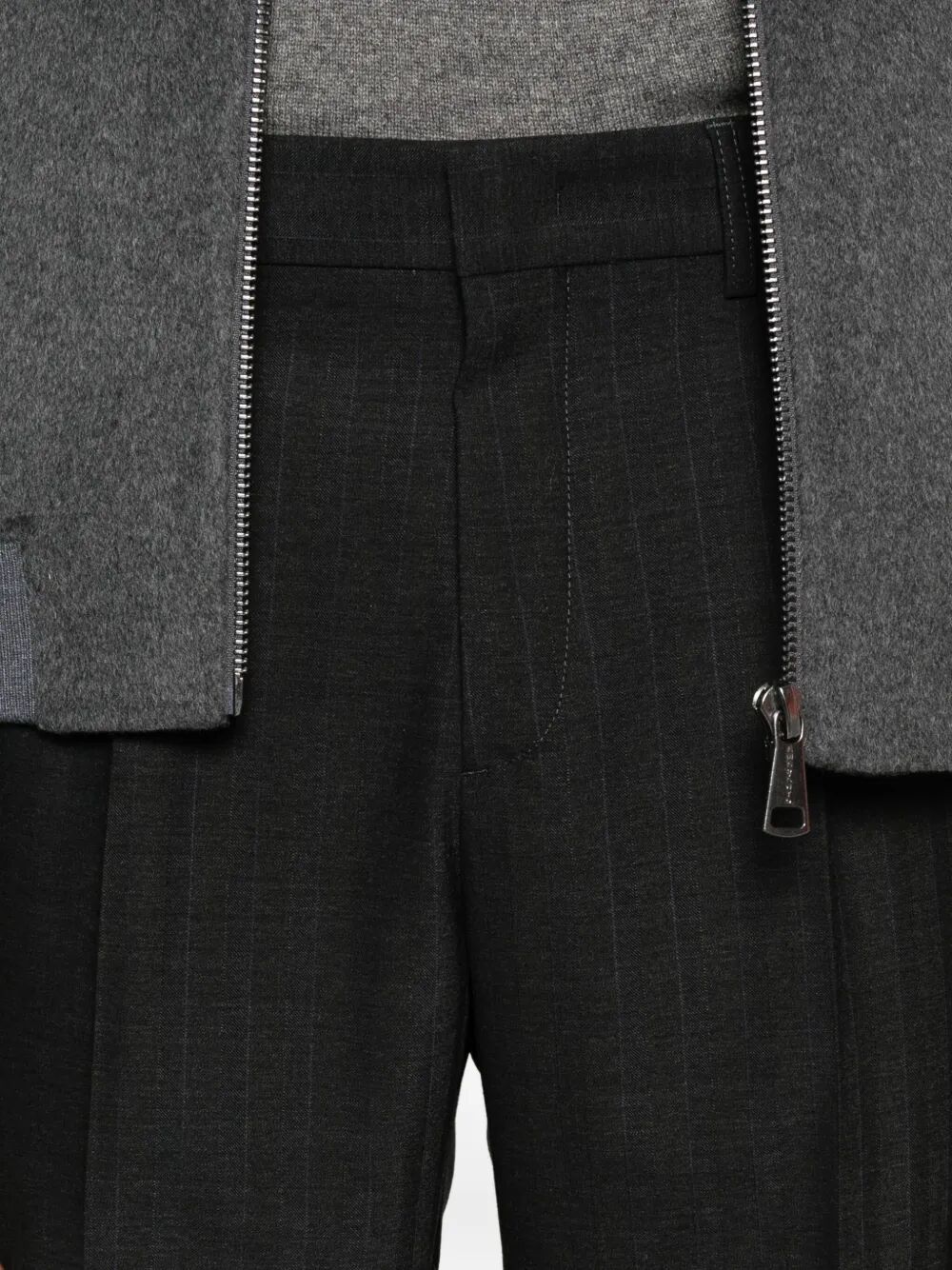 CELLAR DOOR Tapered-Leg Wool Trousers