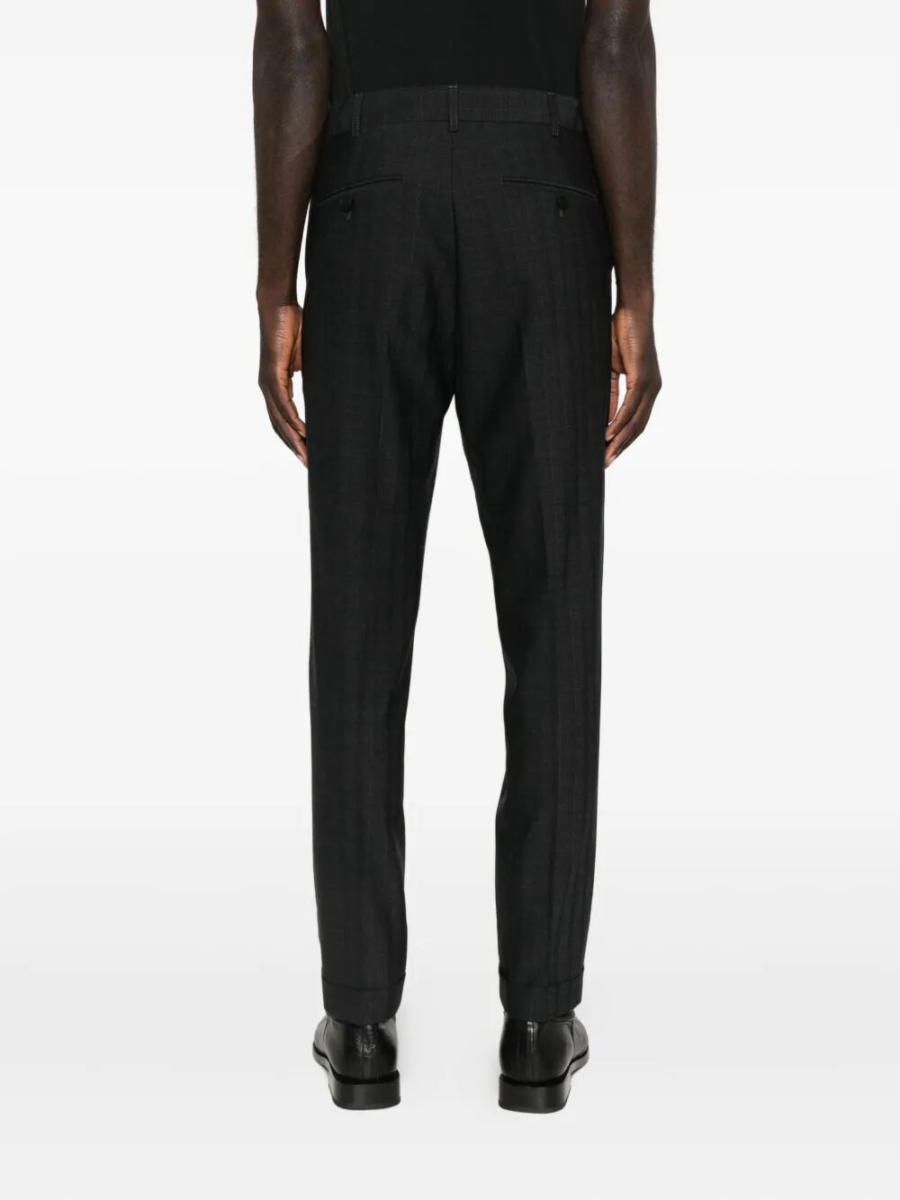 CELLAR DOOR Tapered-Leg Wool Trousers