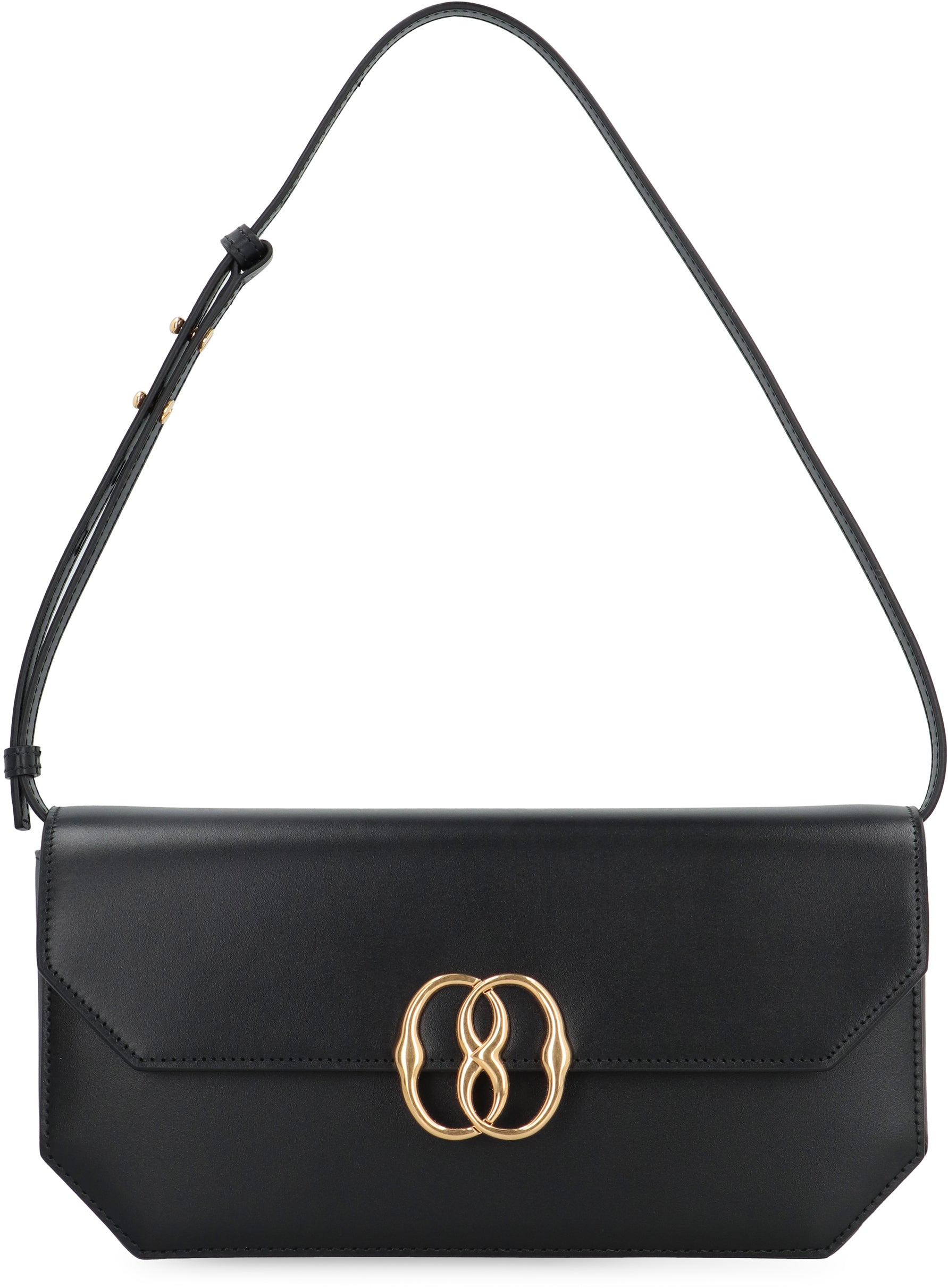 BALLY Emblem Mini Leather Shoulder Handbag
