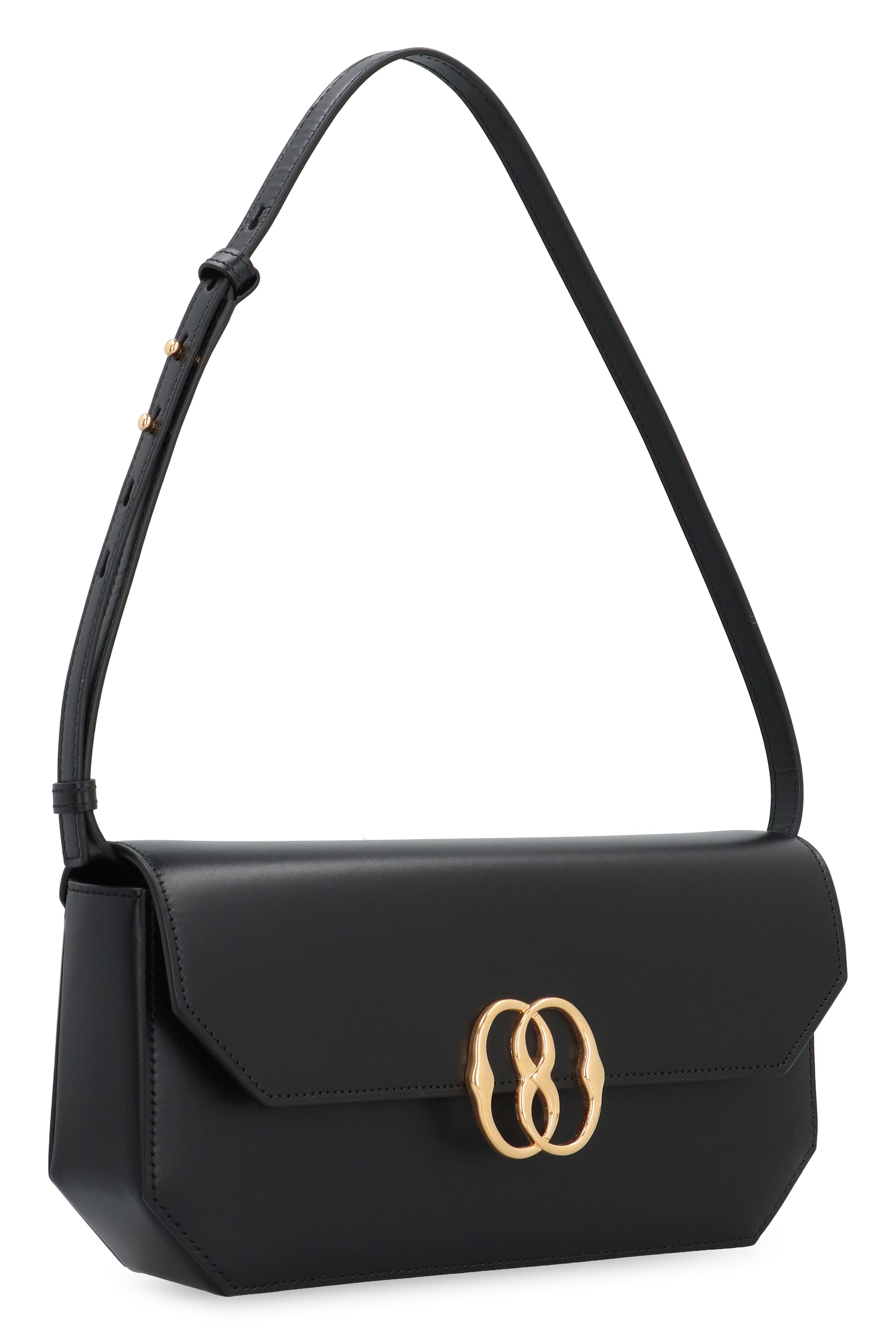 BALLY Emblem Mini Leather Shoulder Handbag