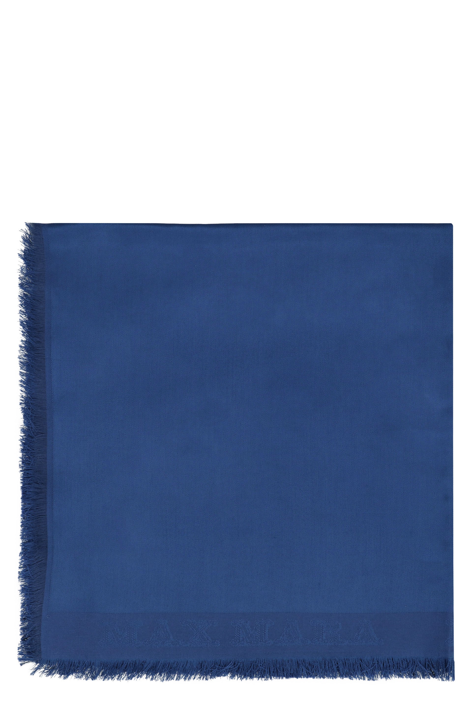 MAX MARA Silk Fringed Scarf 190X80 CM for Women