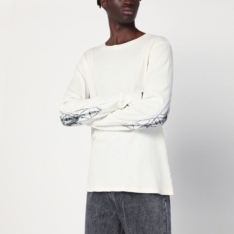 BASKETCASE GALLERY Cotton Crewneck Sweater for Men - SS25