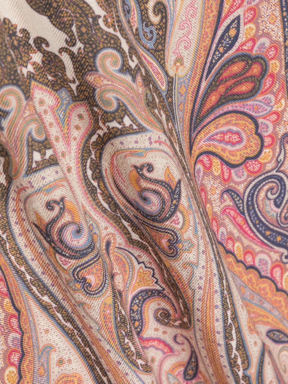 ETRO Cashmere and Silk Blend Scarf