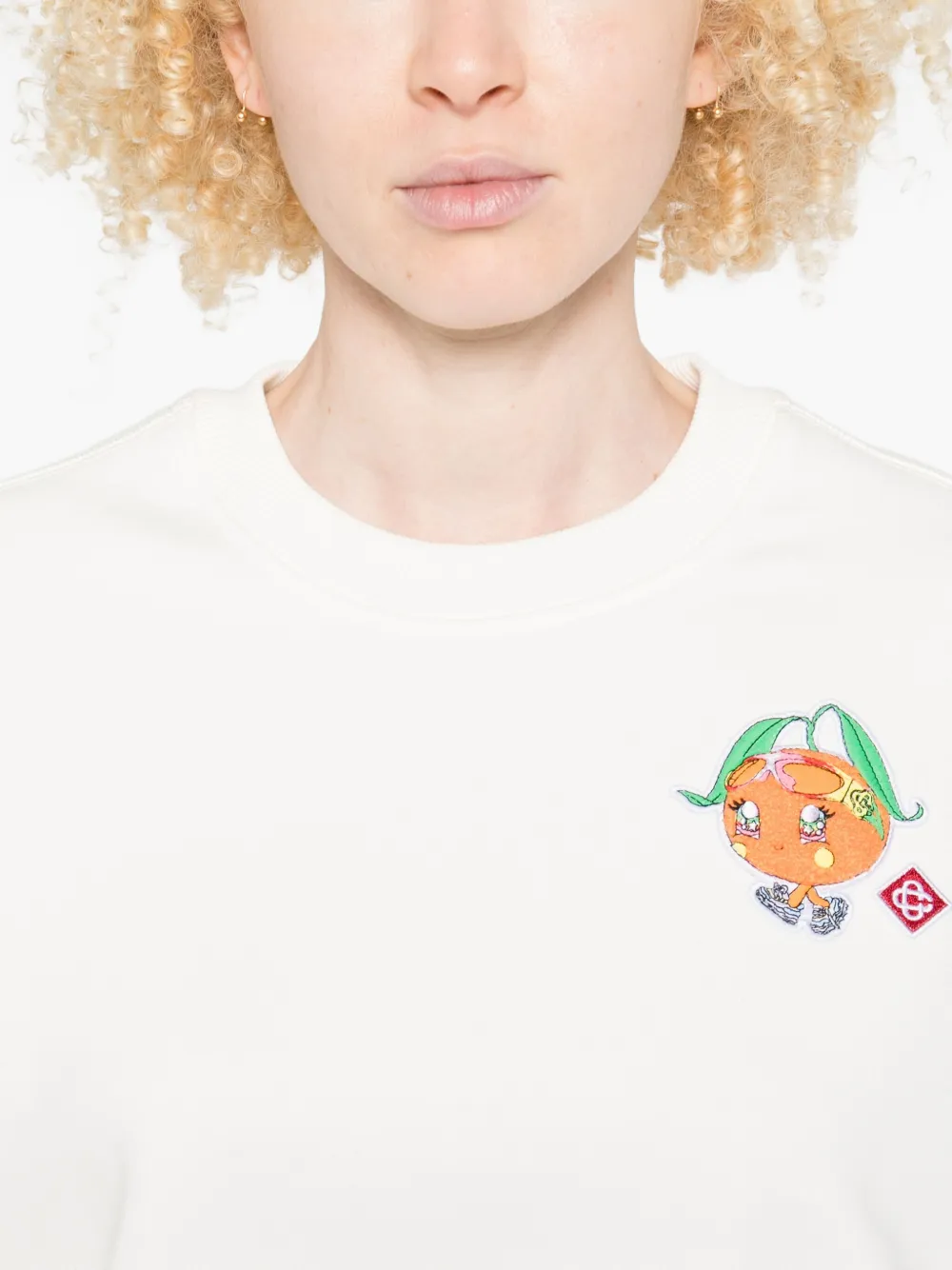 CASABLANCA Ski Printed Crewneck Sweatshirt