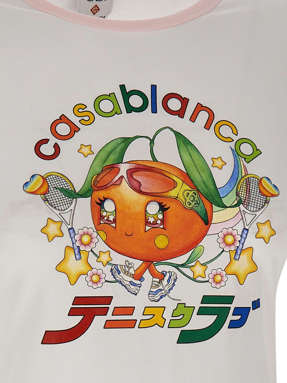 CASABLANCA Mascot Ringer T-Shirt