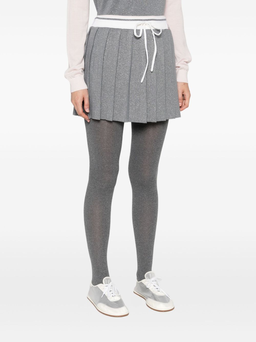 CASABLANCA Merino Knit Mini Tennis Skirt - Women's Size S