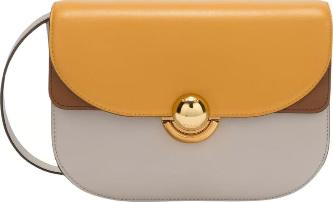 FURLA Gold-Tone Clasp Mini Handbag