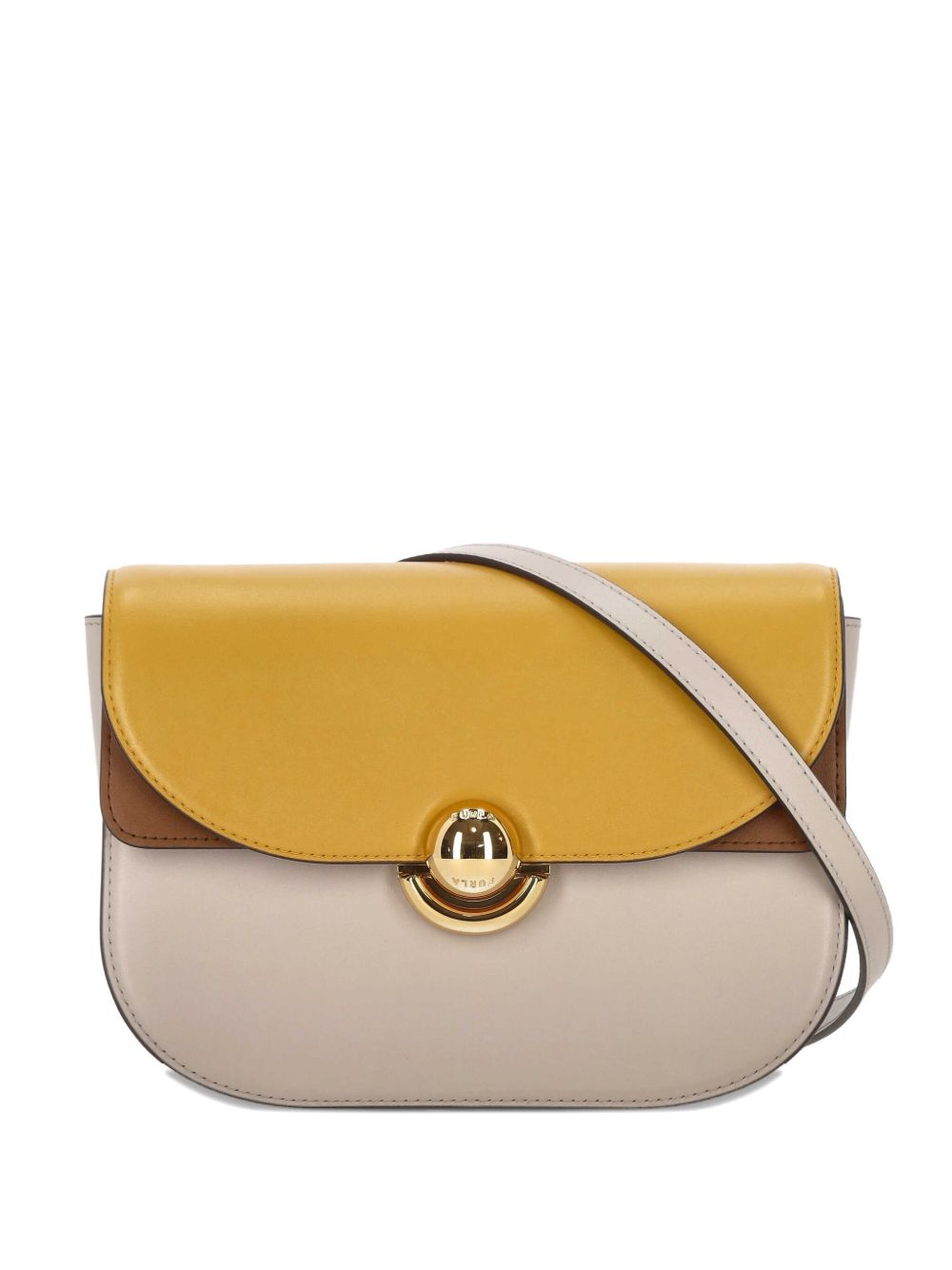 FURLA Gold-Tone Clasp Mini Handbag