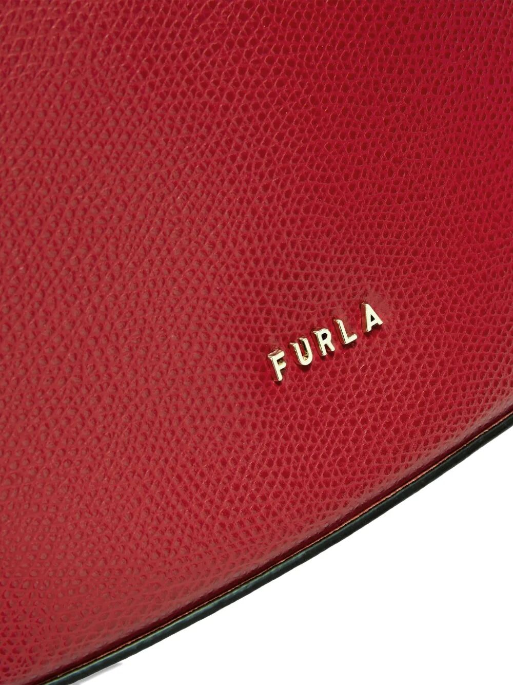 FURLA Mini Leather Bucket Handbag