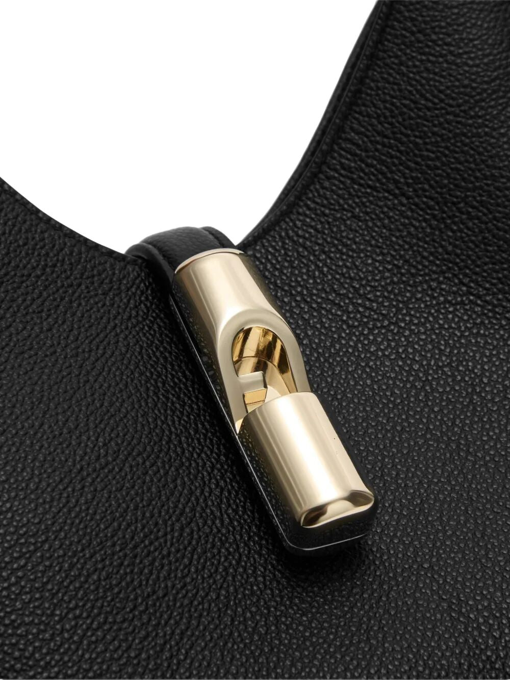 FURLA Mini Leather Hobo Handbag