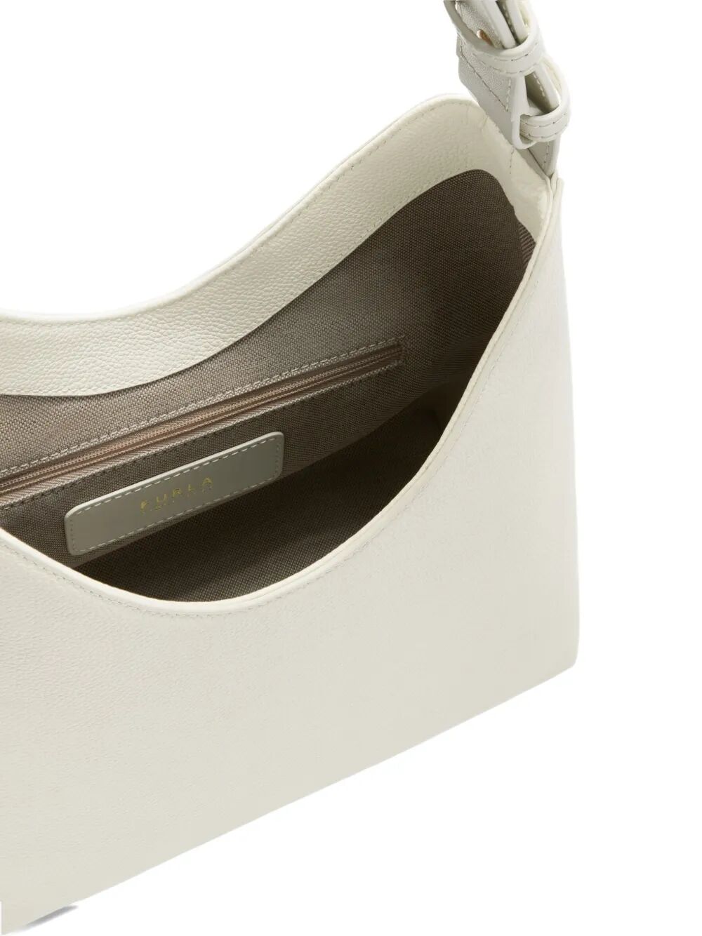 FURLA Mini Leather Hobo Handbag