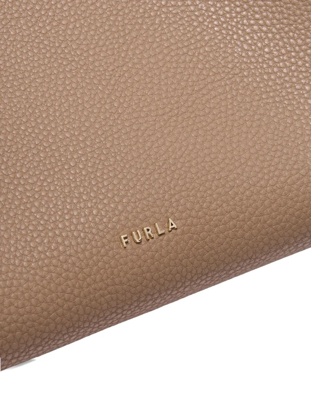 FURLA Large Double Leather Tote Handbag