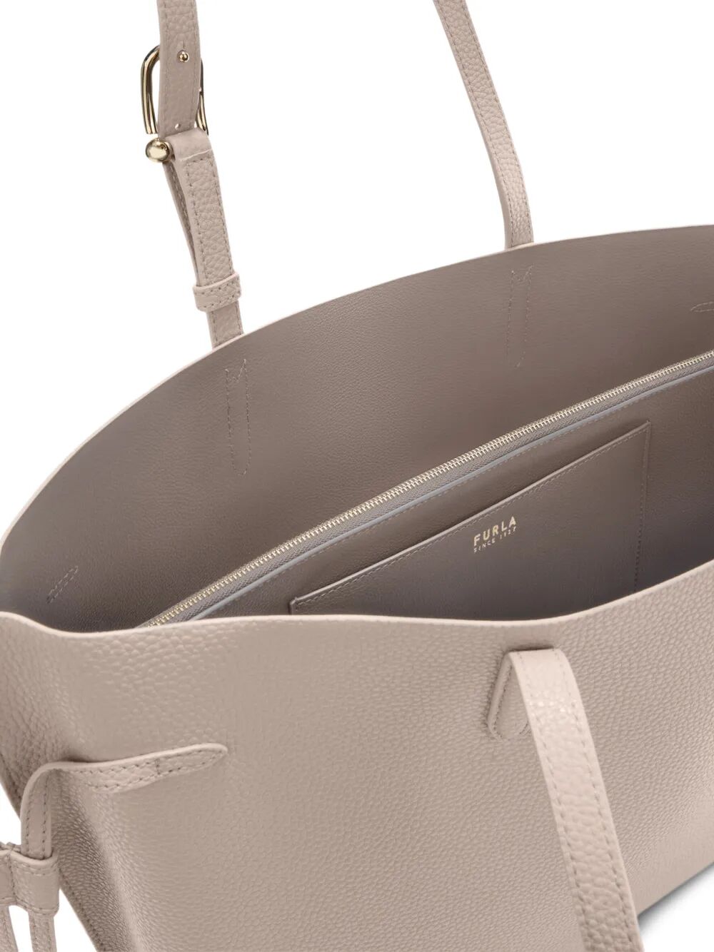 FURLA Large Leather Tote Handbag