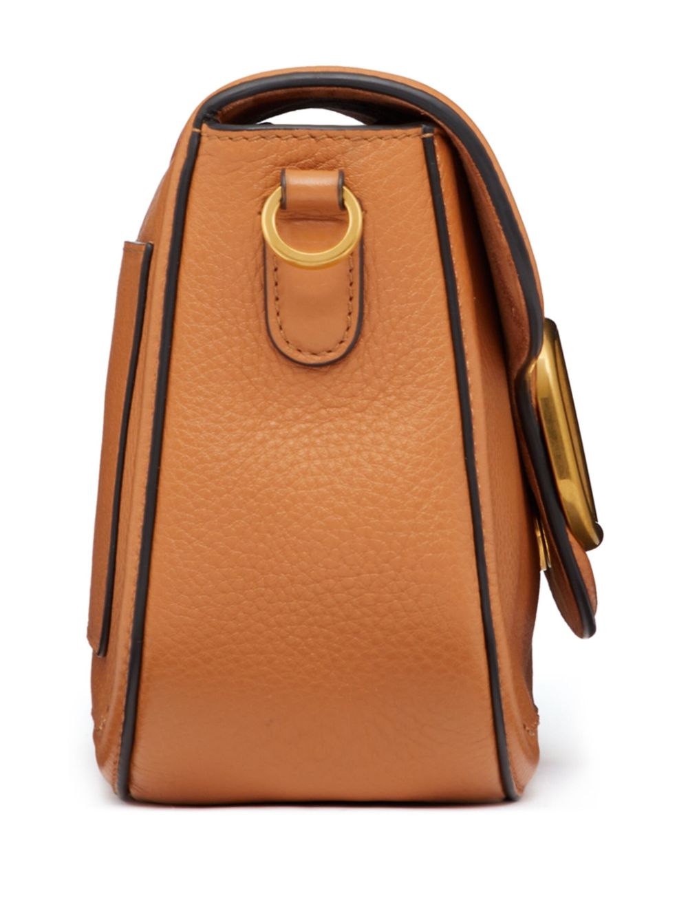 VALENTINO GARAVANI Maxi Logo Leather Shoulder Handbag