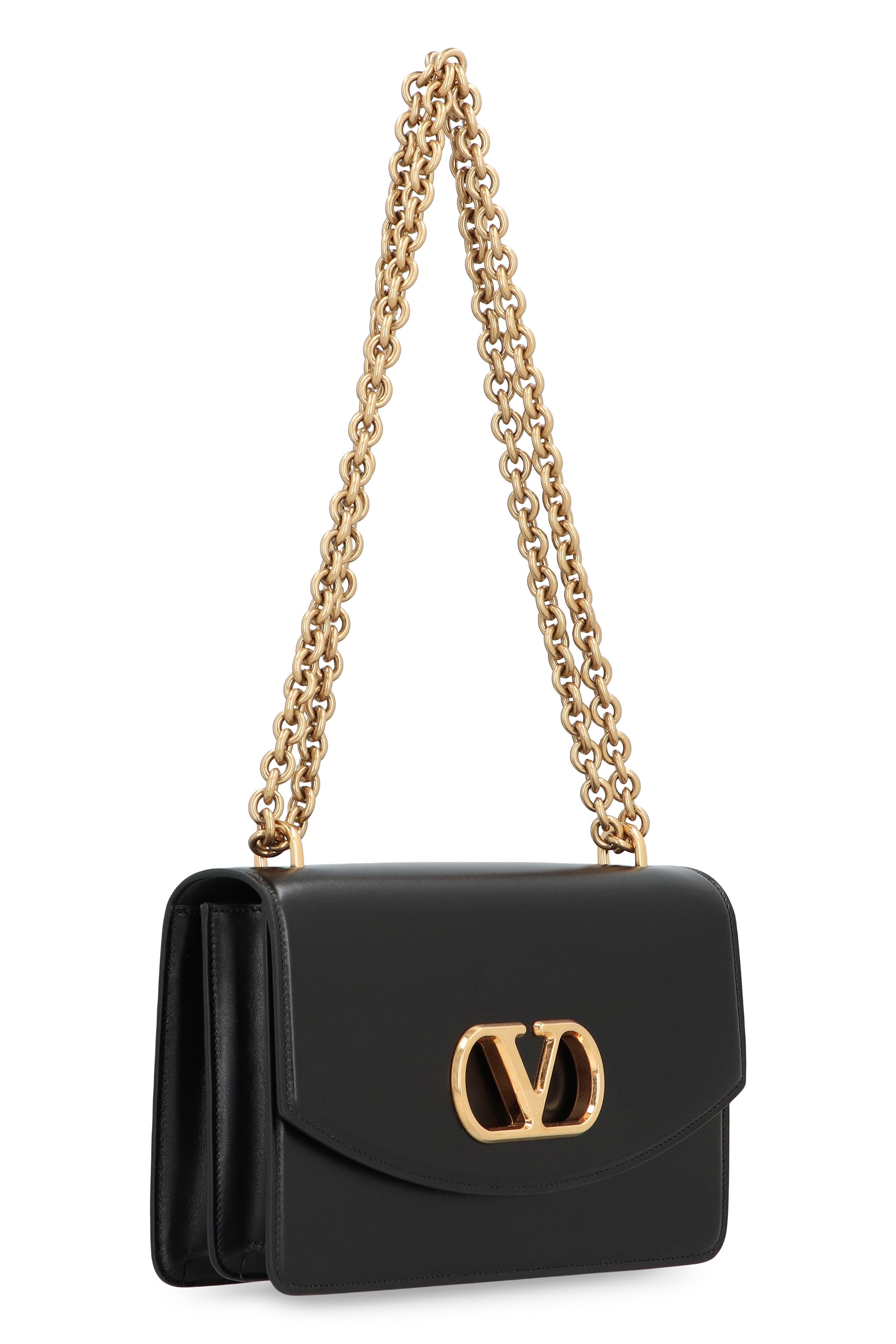 VALENTINO GARAVANI Elegant Leather Shoulder Handbag - 24 CM x 16 CM
