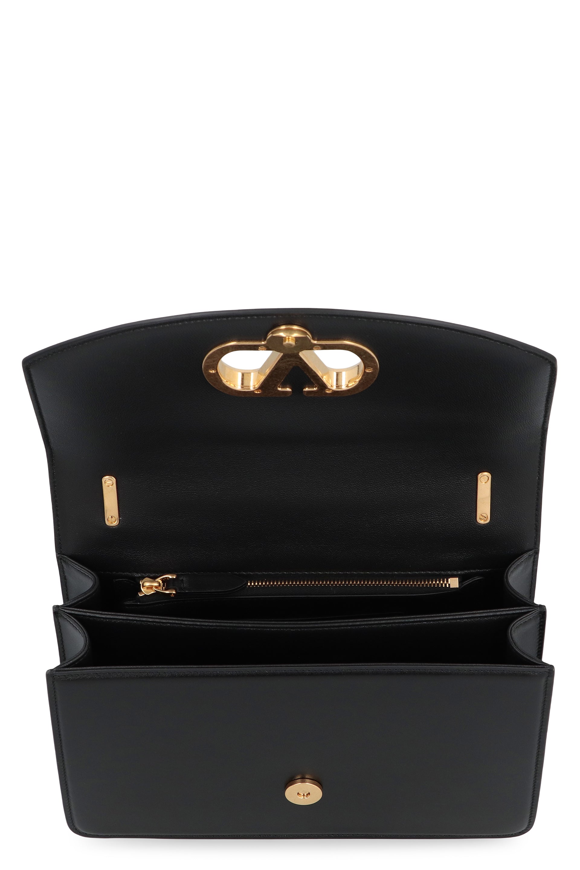 VALENTINO GARAVANI Elegant Leather Shoulder Handbag - 24 CM x 16 CM