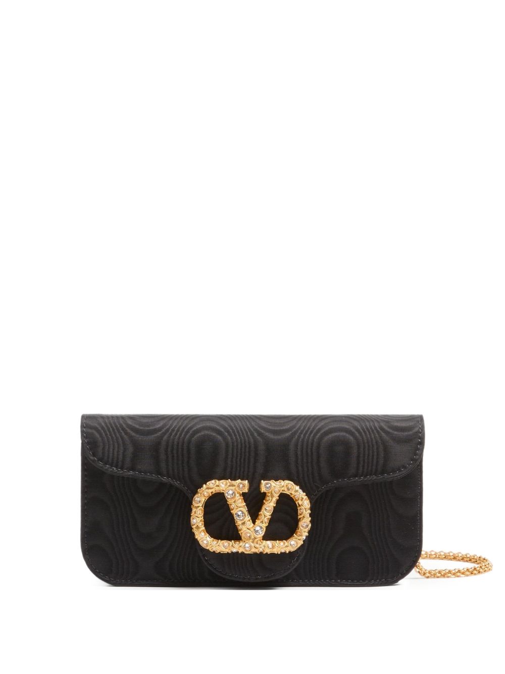 VALENTINO GARAVANI Mini Foldover Top Clutch with Magnetic Fastening