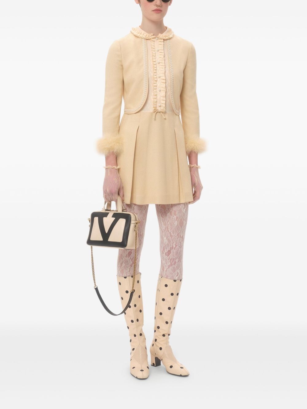 VALENTINO GARAVANI Mini Leather Duffle Handbag