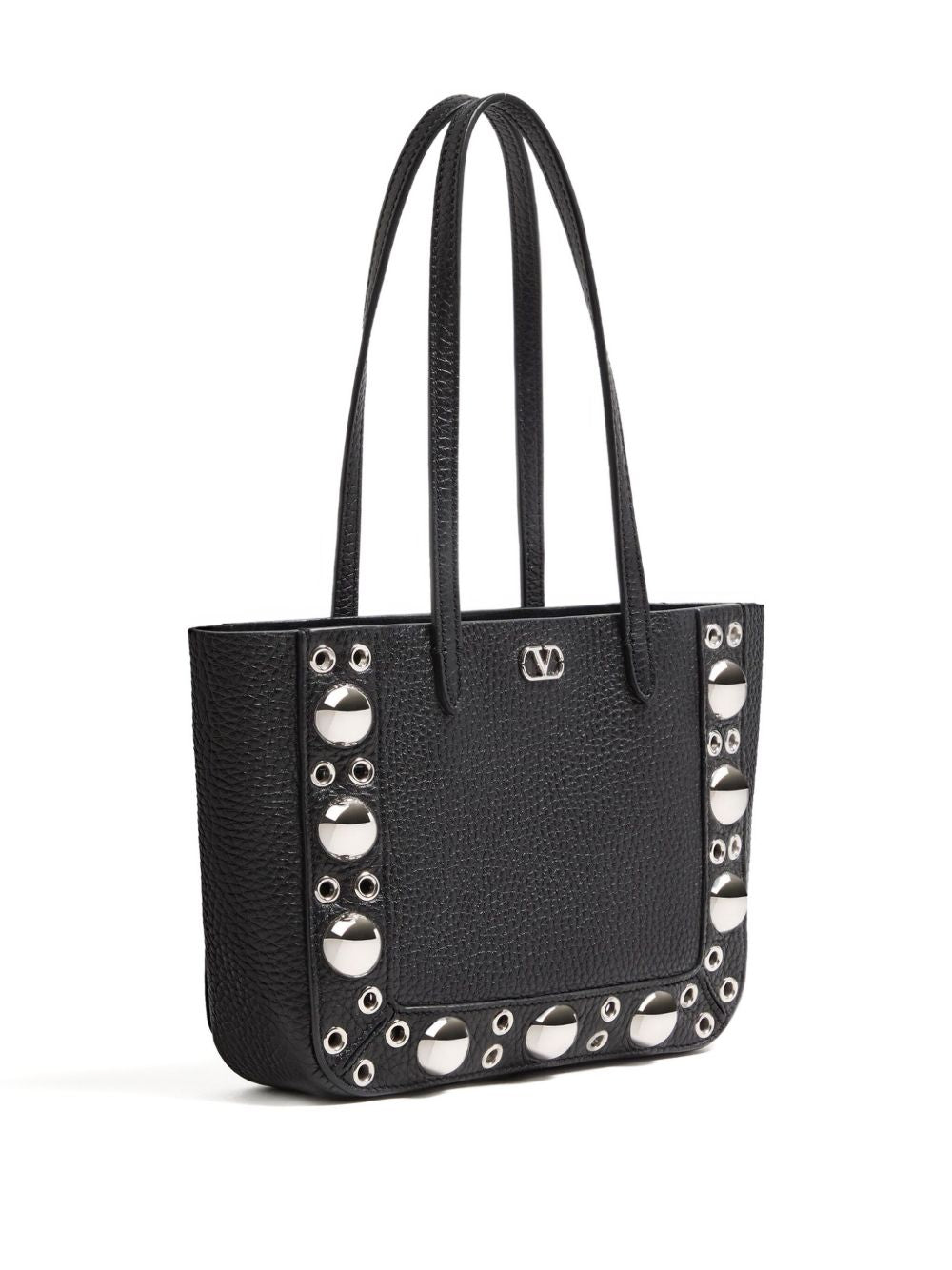 VALENTINO GARAVANI Mini Leather Studded Tote Handbag