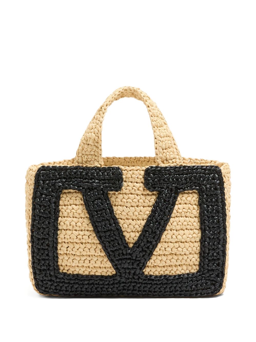 VALENTINO GARAVANI Mini Crochet Tote Handbag