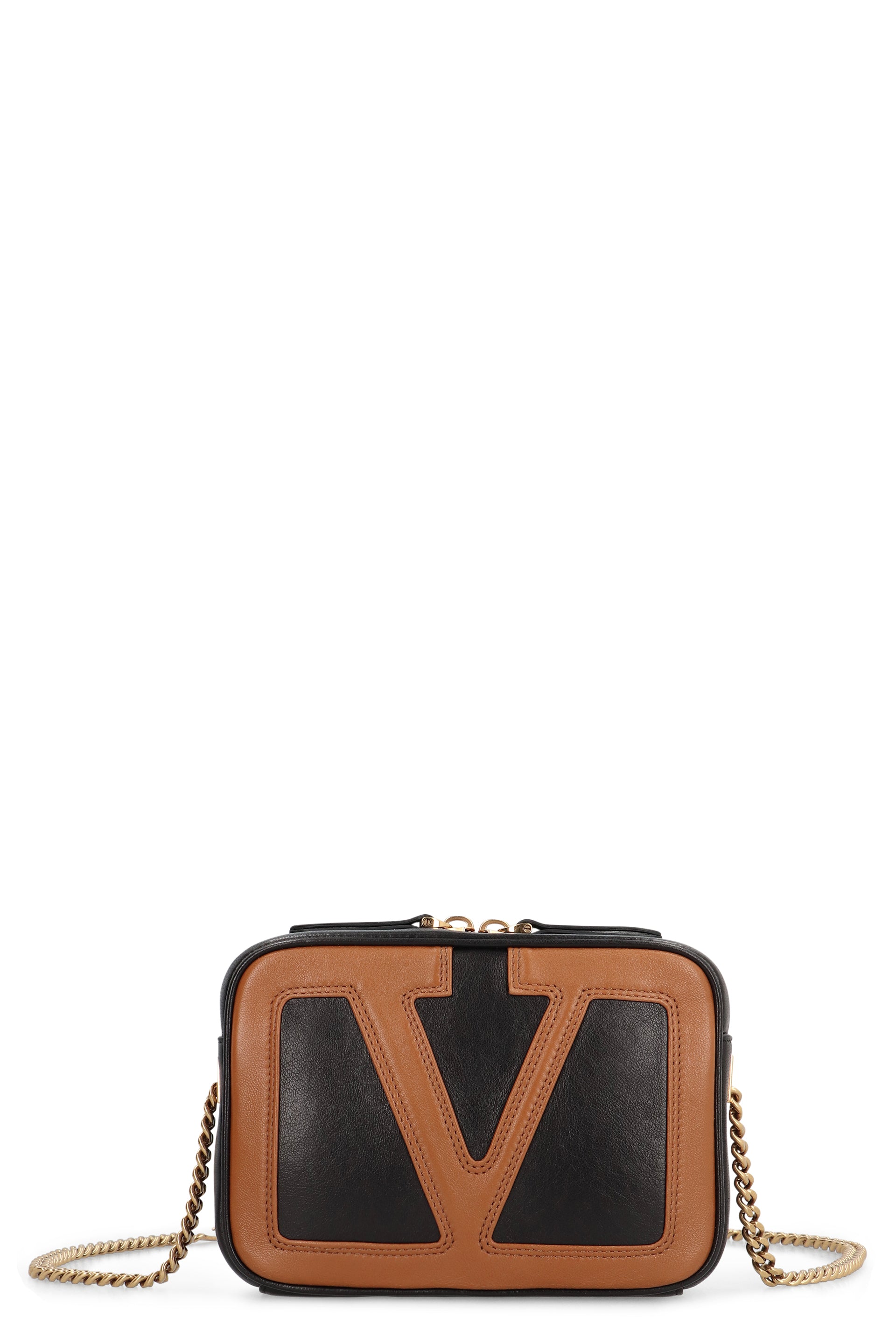 VALENTINO GARAVANI Mini Superstar Lamb Leather Belt Handbag