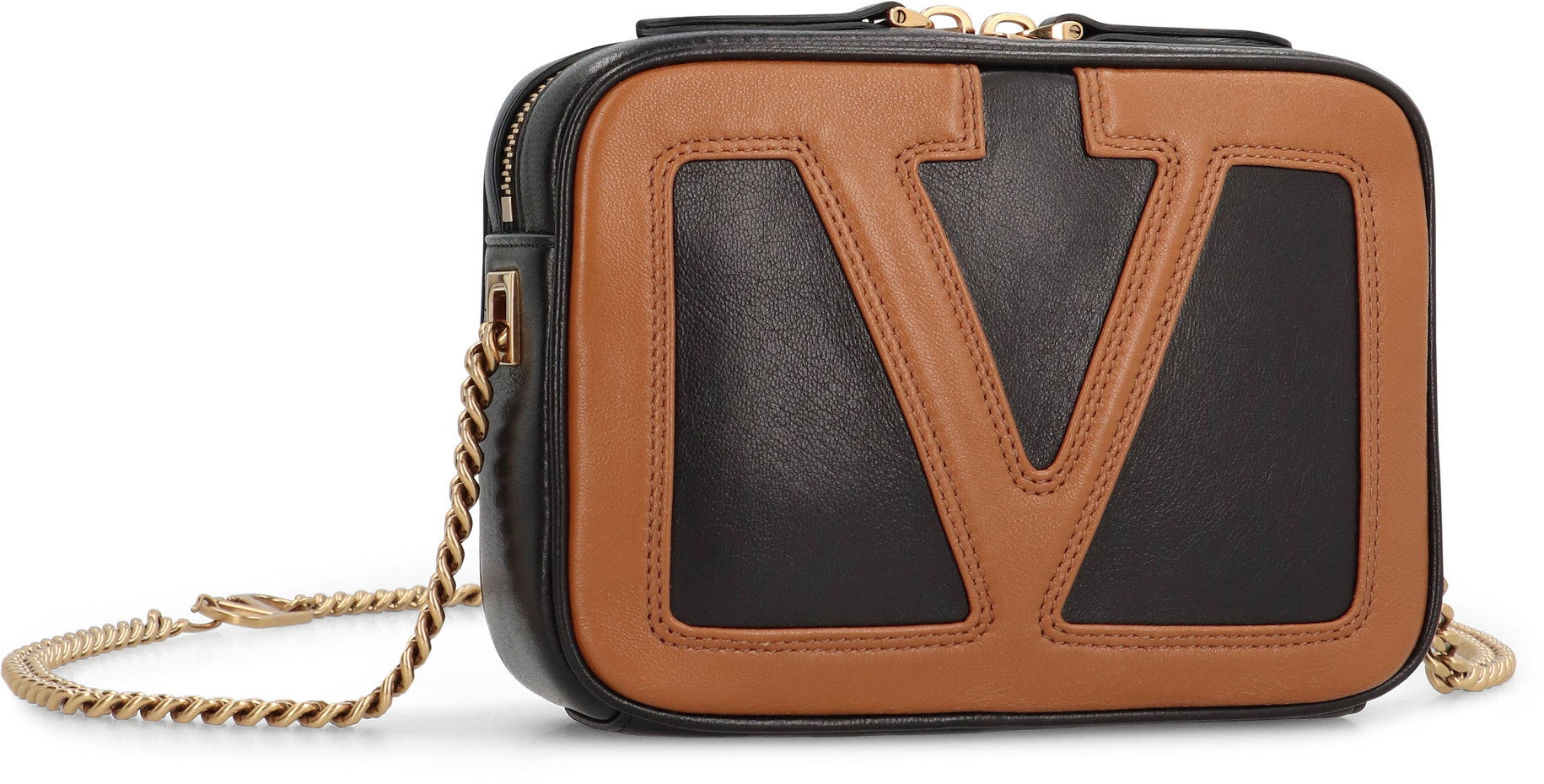 VALENTINO GARAVANI Mini Superstar Lamb Leather Belt Handbag