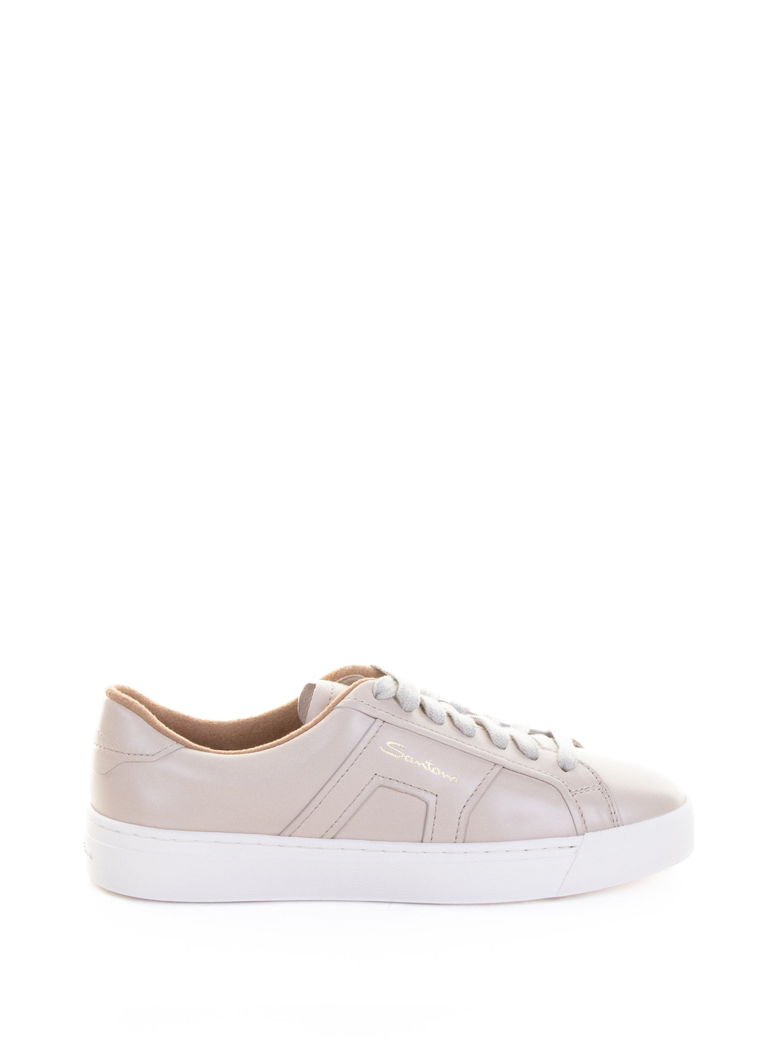 SANTONI Soft Leather Sneakers for Women