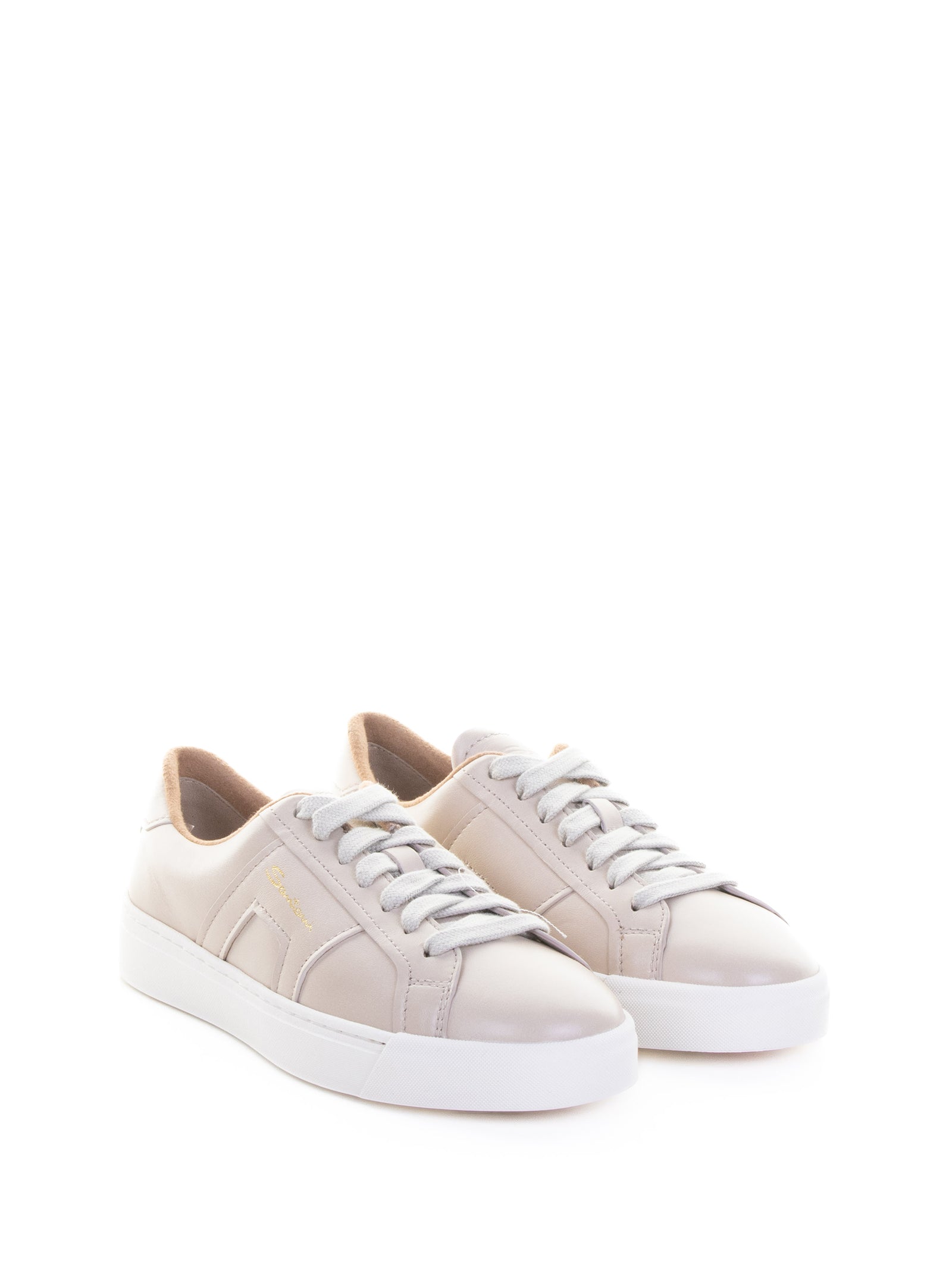 SANTONI Soft Leather Sneakers for Women