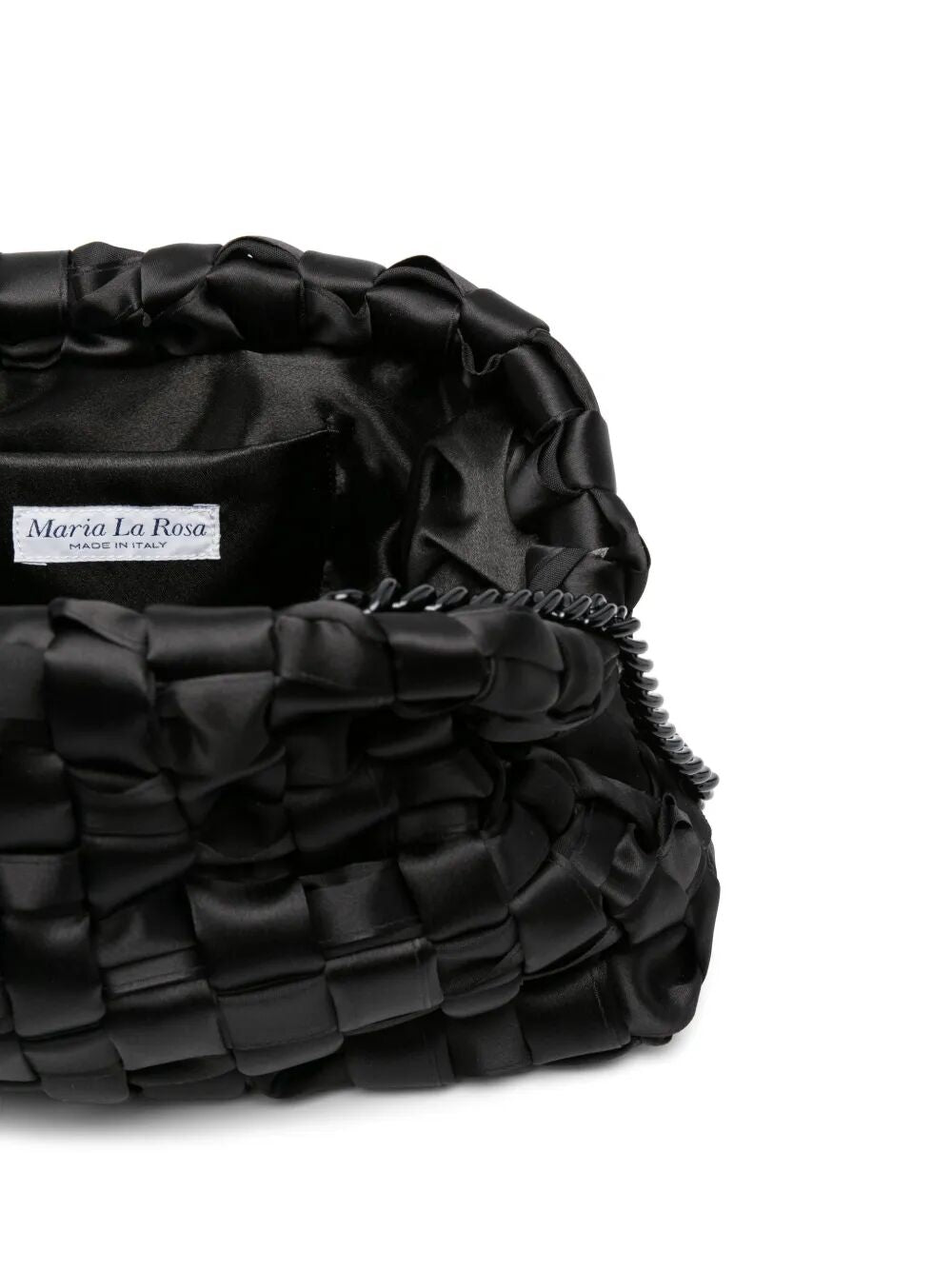 MARIA LA ROSA Satin Game Mini Pouch Handbag