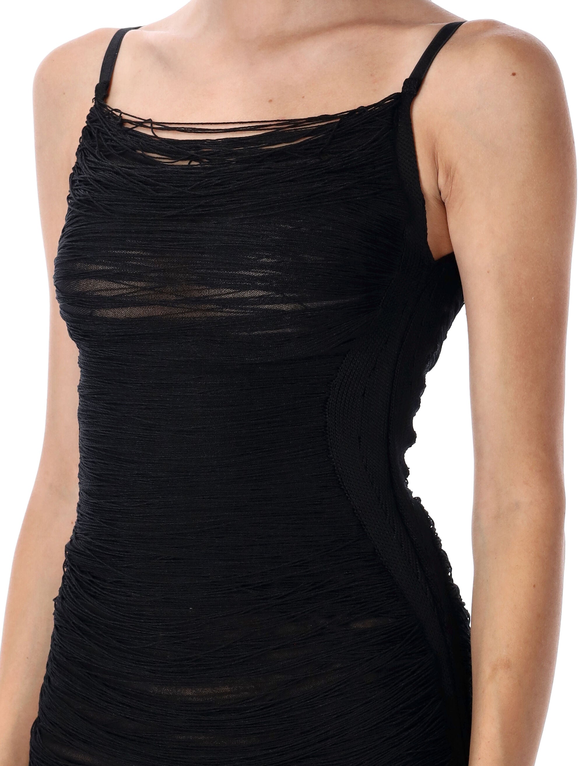 THE ATTICO Fringes Mini Dress for Women - Size 40