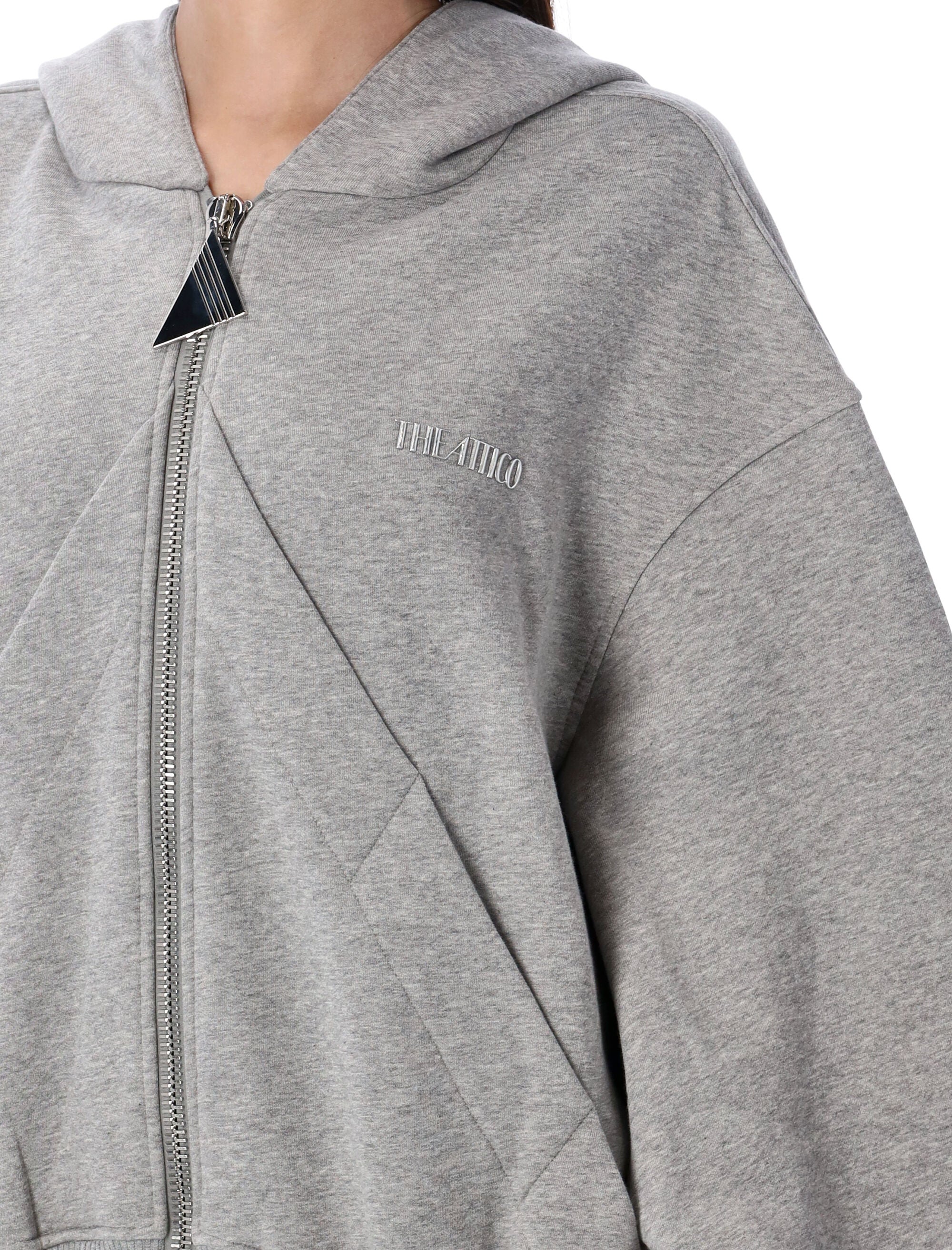 THE ATTICO Women's Zip-Up Hoodie