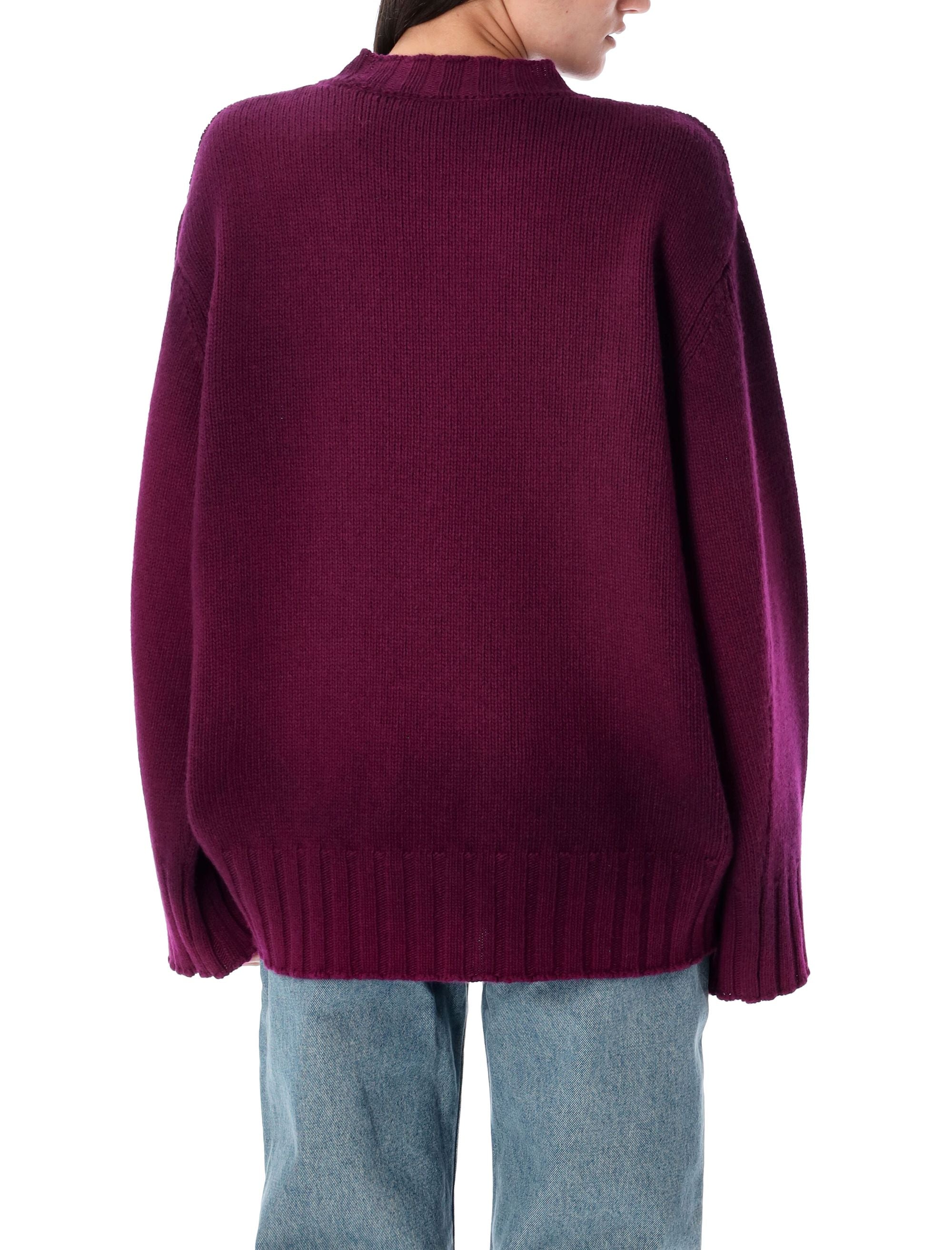 THE ATTICO Wool Cashmere Oversized Sweater - Size 40