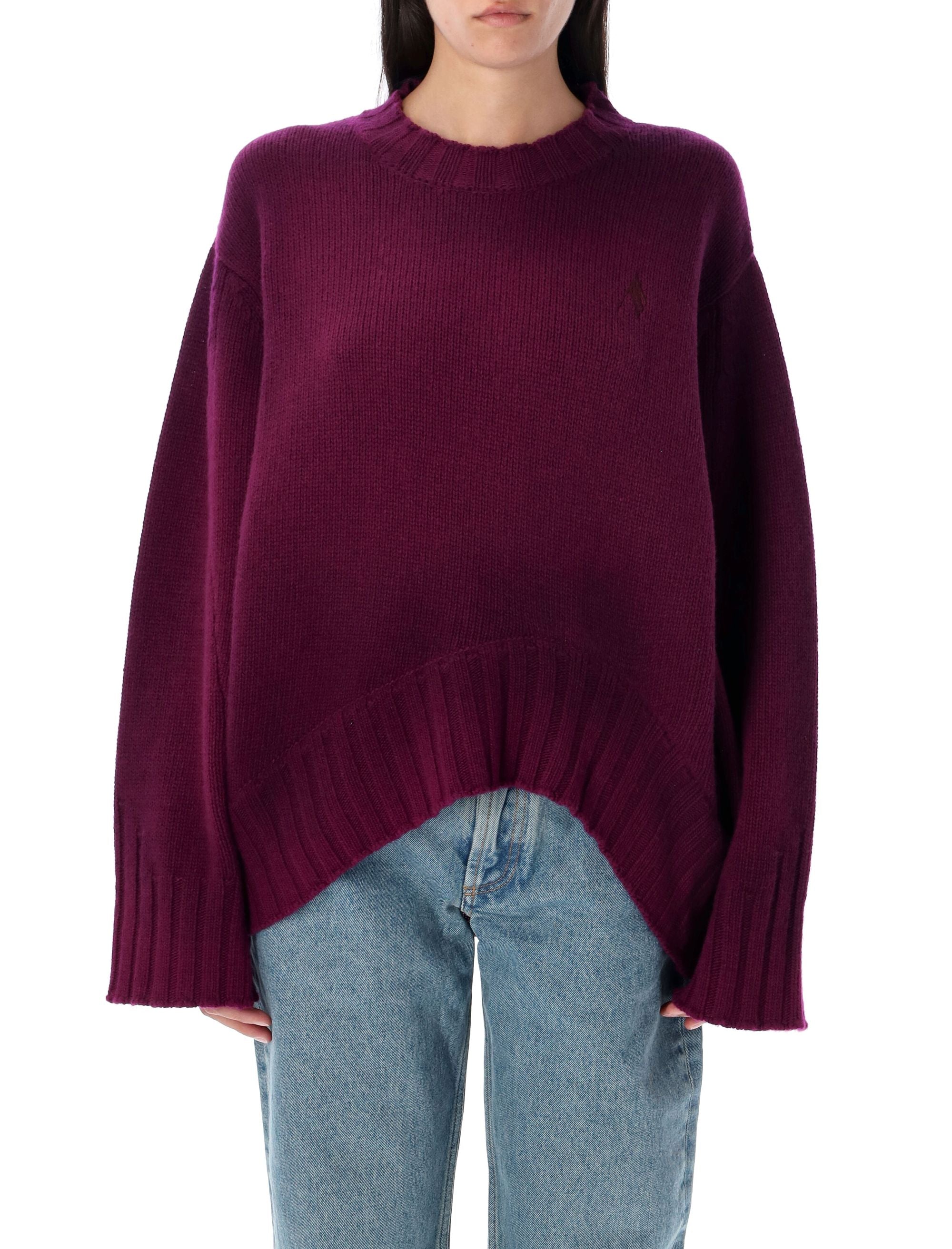 THE ATTICO Wool Cashmere Oversized Sweater - Size 40