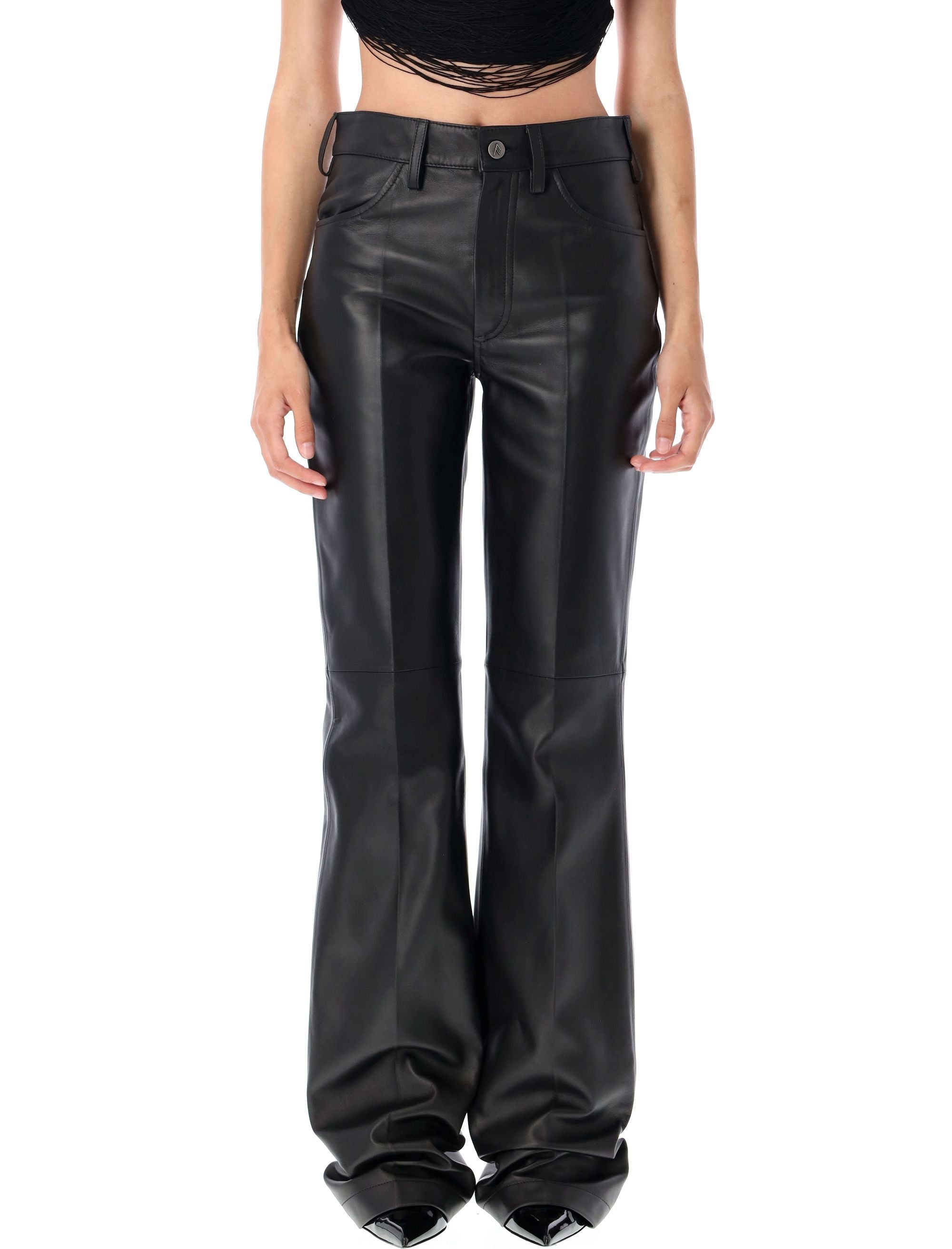 THE ATTICO Chic Leather Pant - Size 40