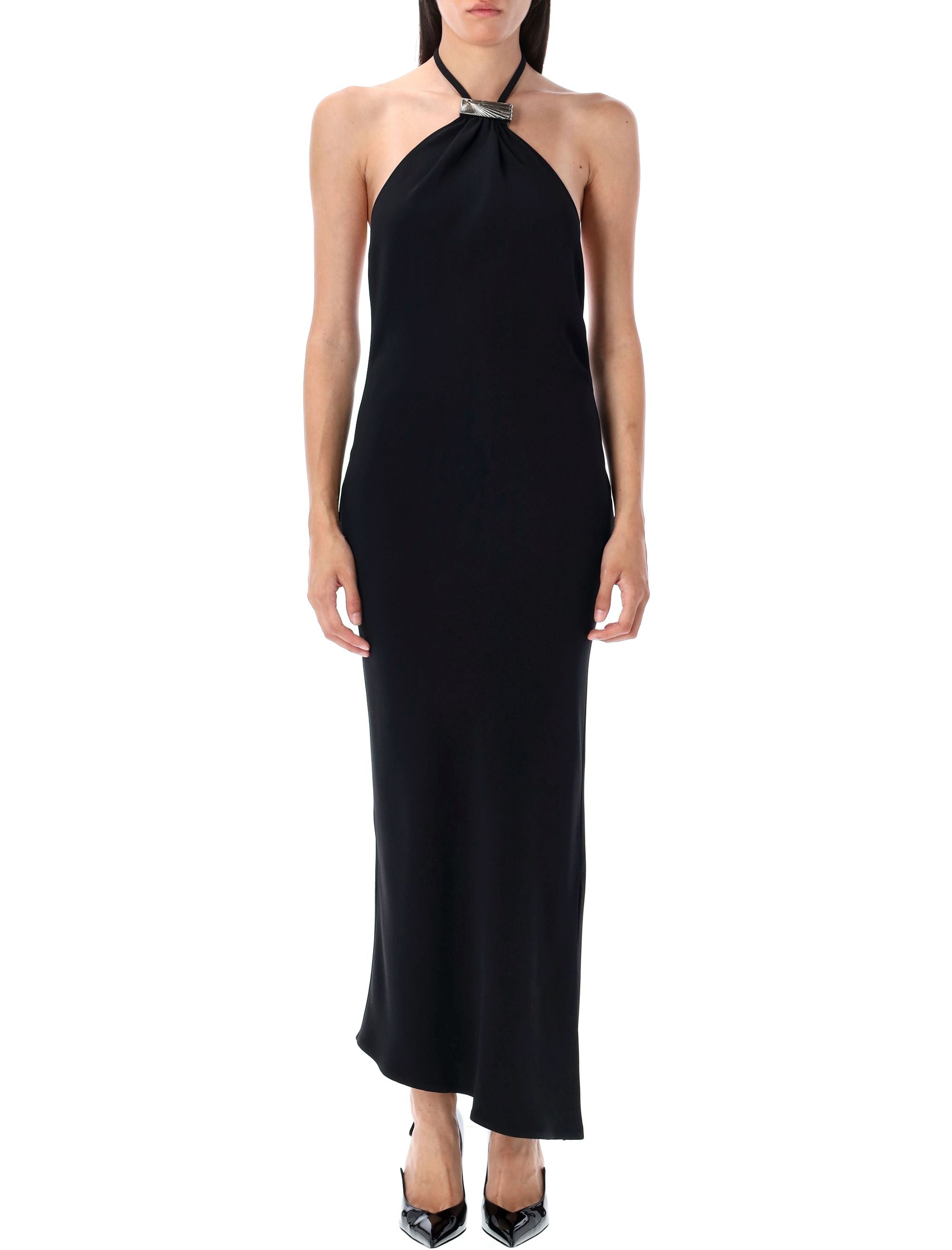 THE ATTICO Chic Halterneck Midi Dress - Size 40